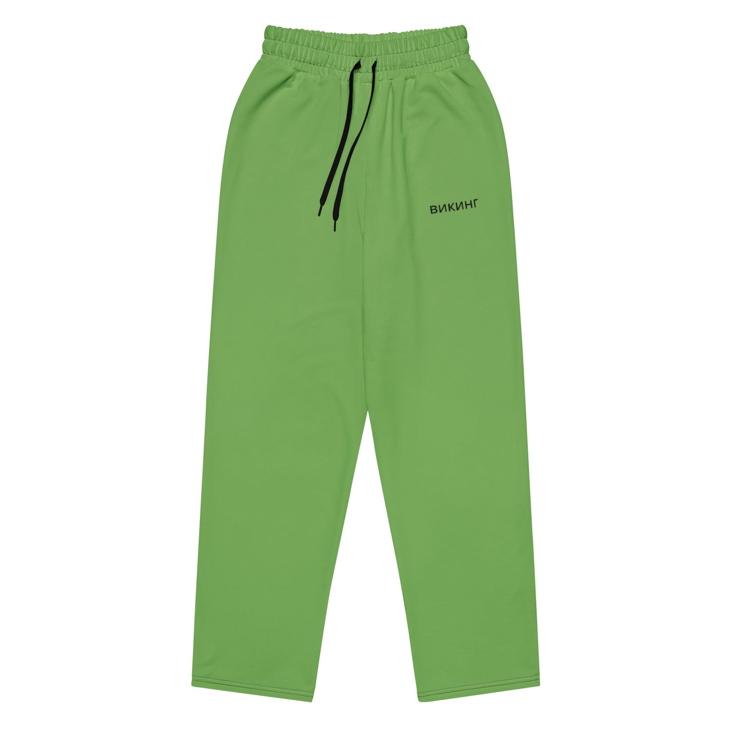 ВИКИНГ Original Shamrock Green Wide Leg Joggers Men’s