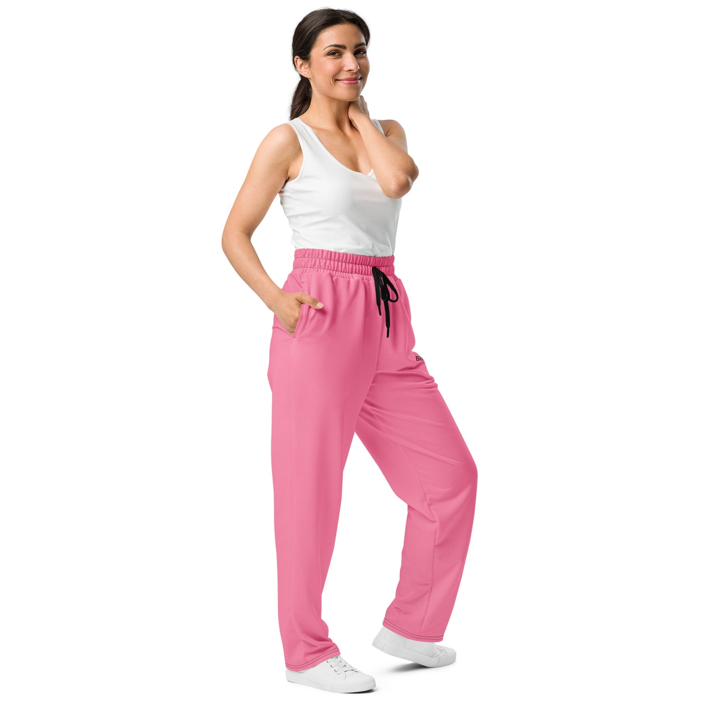 ВИКИНГ Original Bubble Gum Pink Wide Leg Joggers Women’s