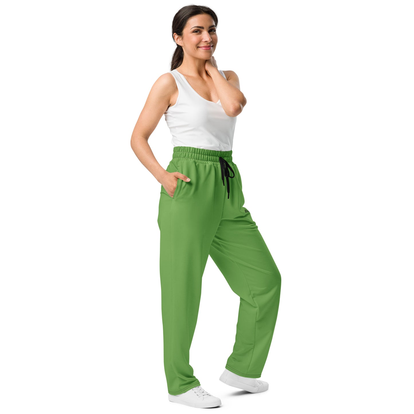 ВИКИНГ Original Shamrock Green Wide Leg Joggers Women’s