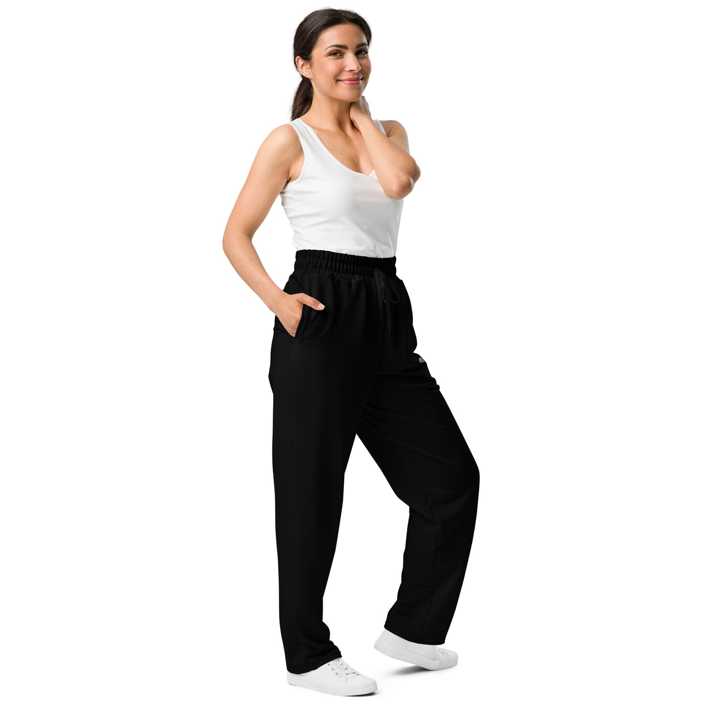 ВИКИНГ Original Midnight Black Wide Leg Joggers Women’s