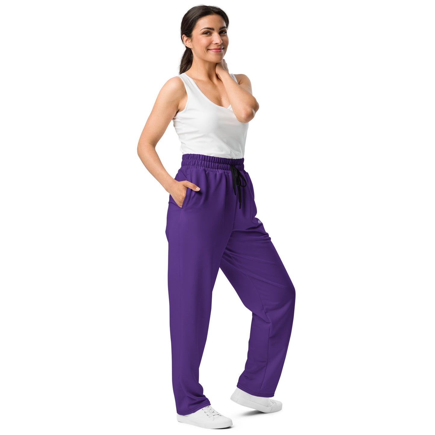 ВИКИНГ Original Plum Purple Wide Leg Joggers Women’s