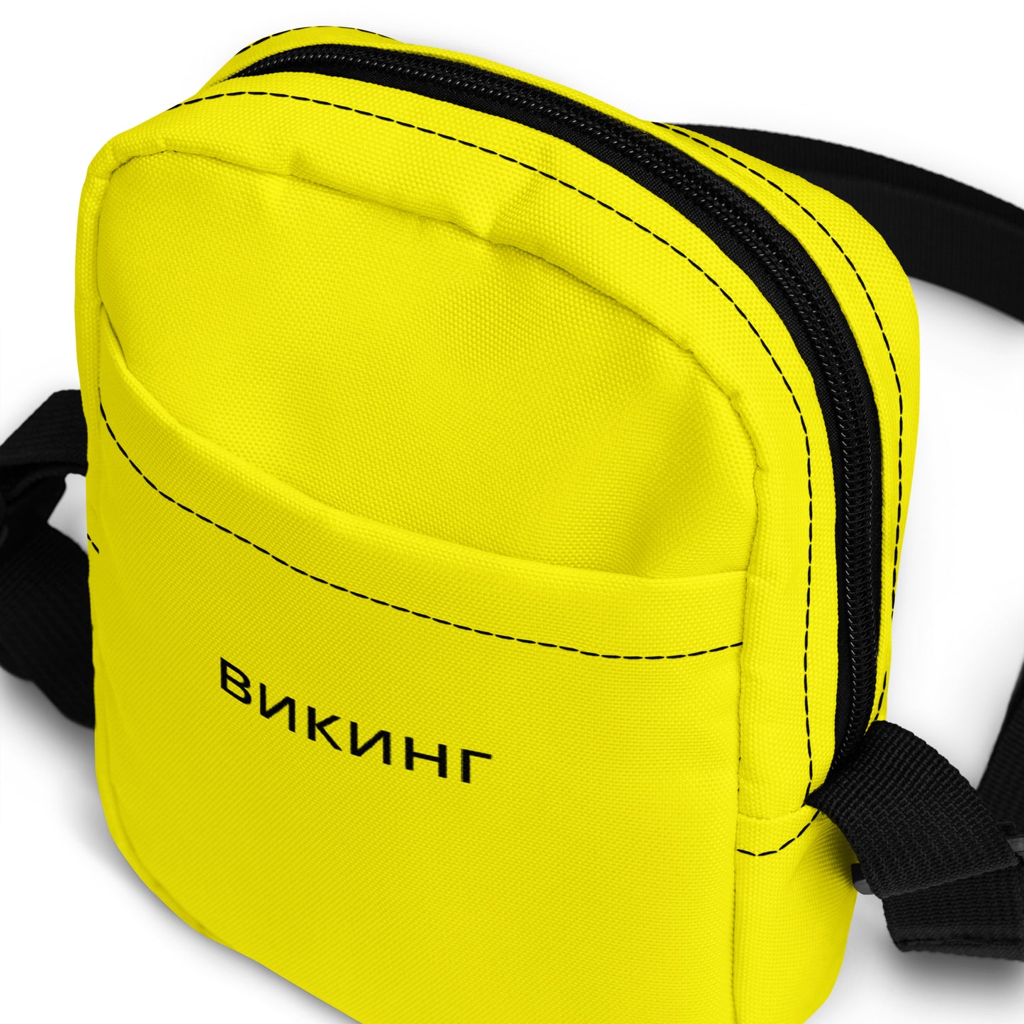 ВИКИНГ Original Bumble Bee Yellow Crossbody Bag