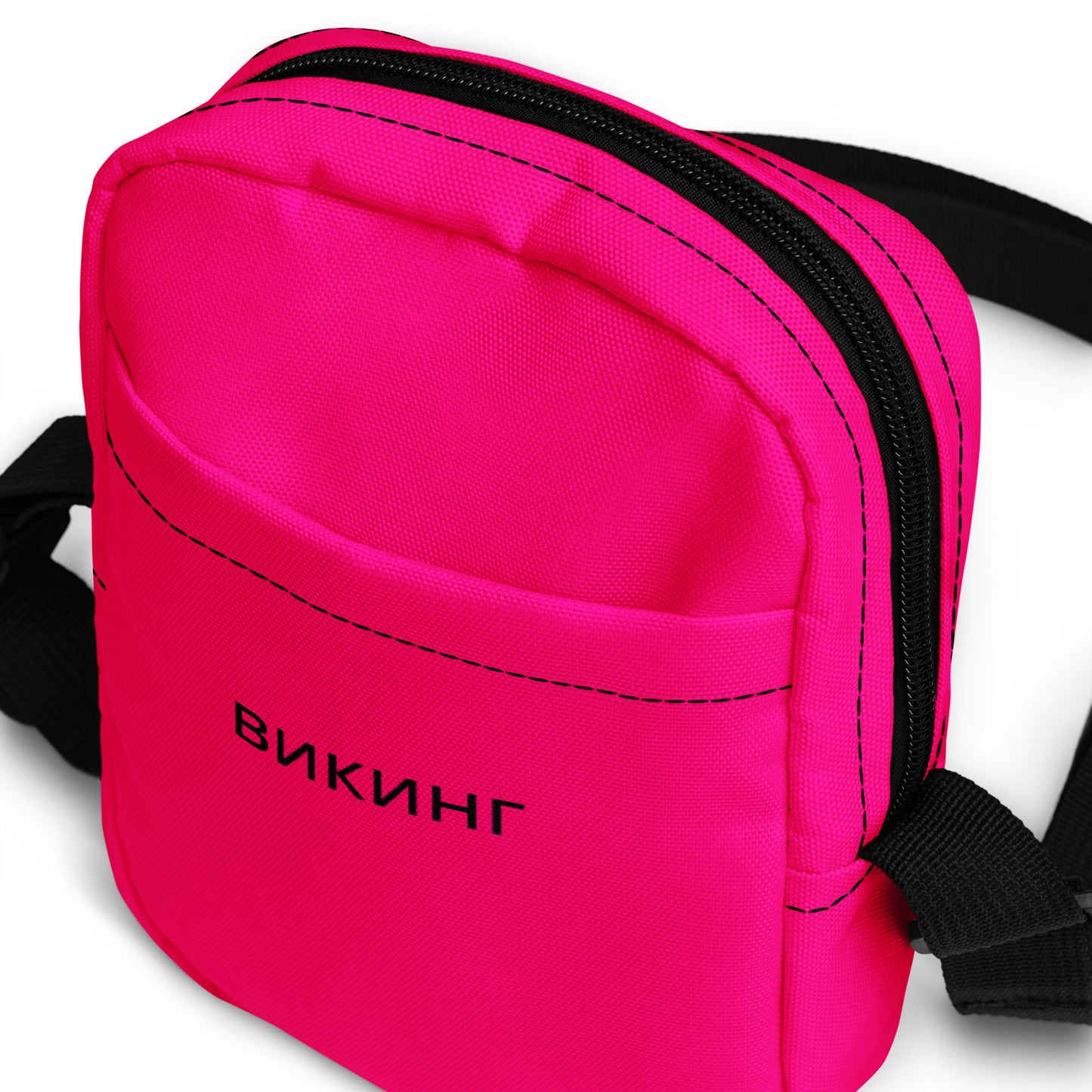 ВИКИНГ Original Bright Pink Crossbody Bag