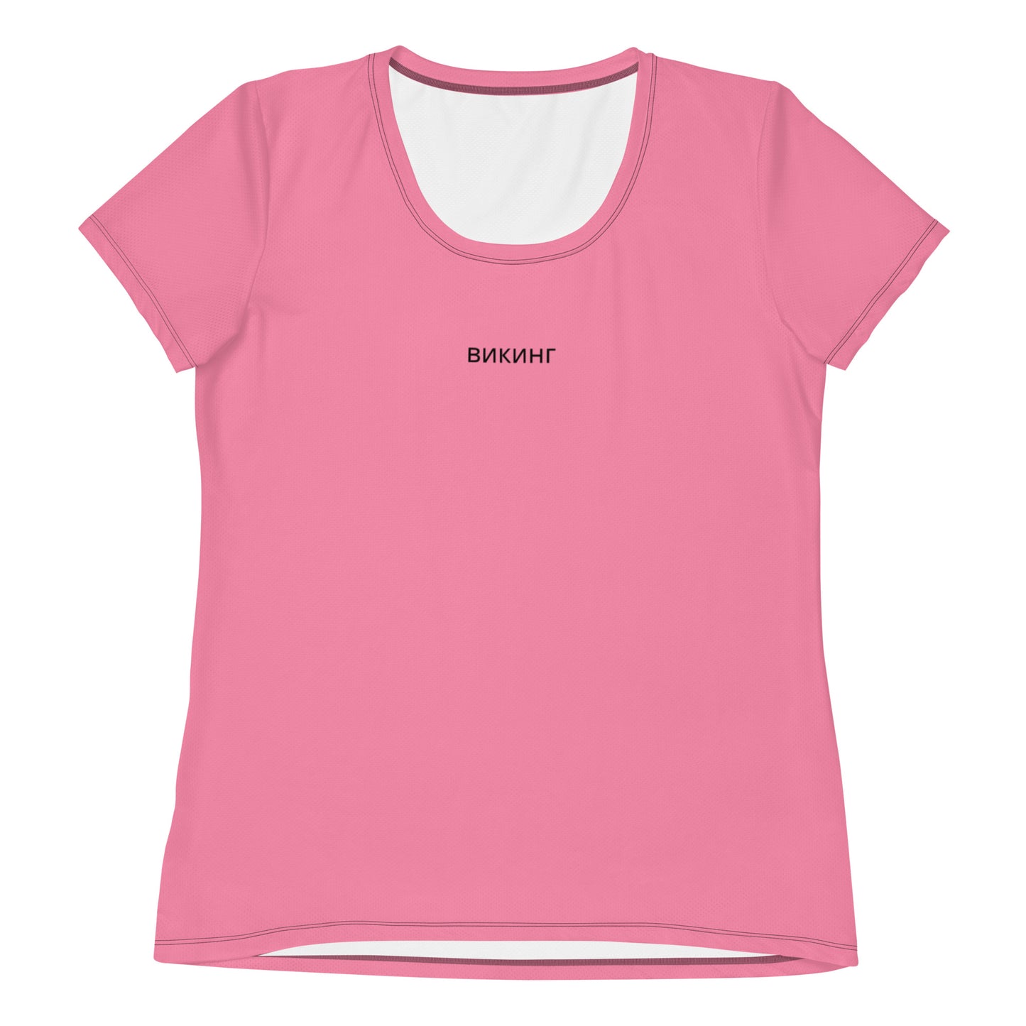 ВИКИНГ Original Bubble Gum Pink Athletic T-Shirt Women’s