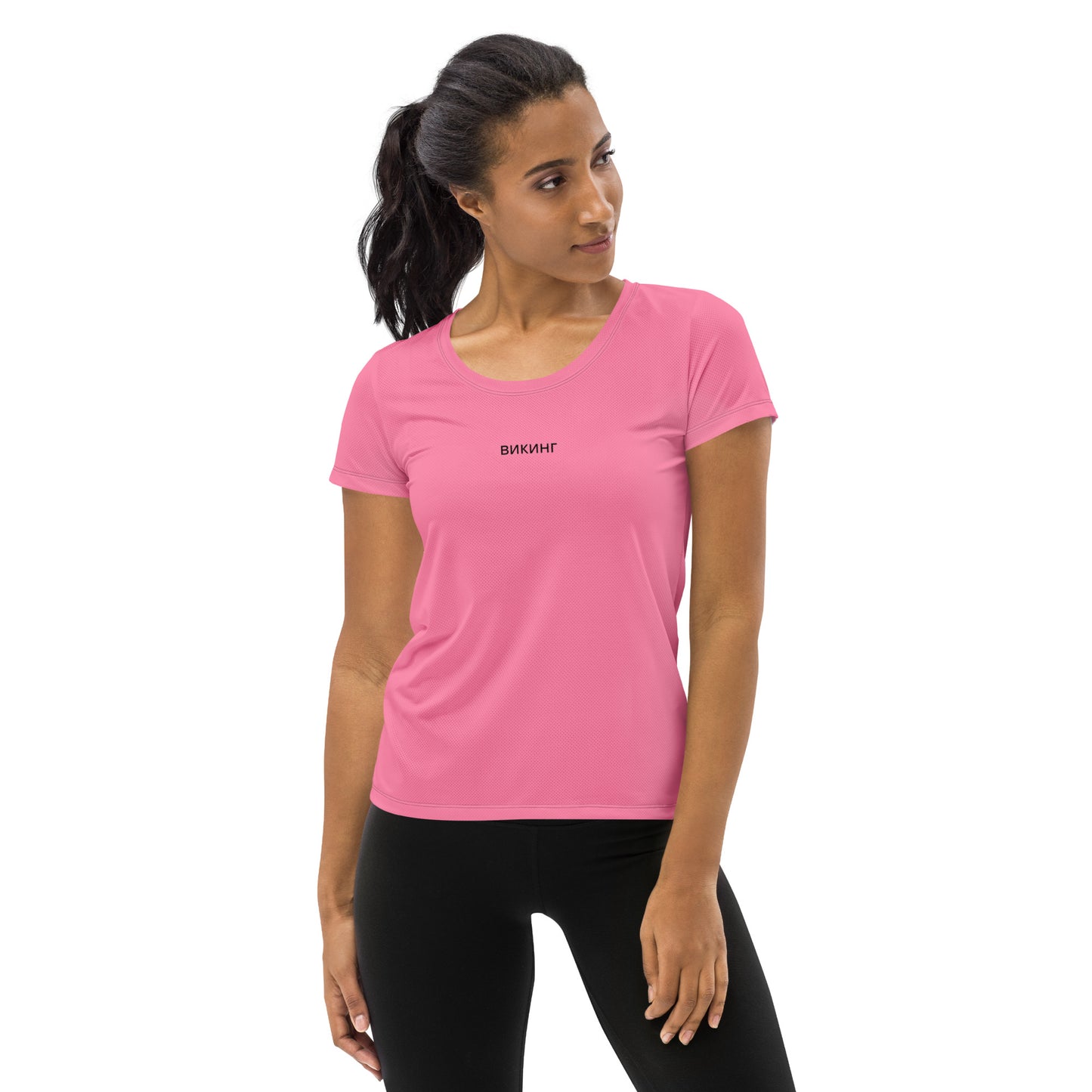 ВИКИНГ Original Bubble Gum Pink Athletic T-Shirt Women’s