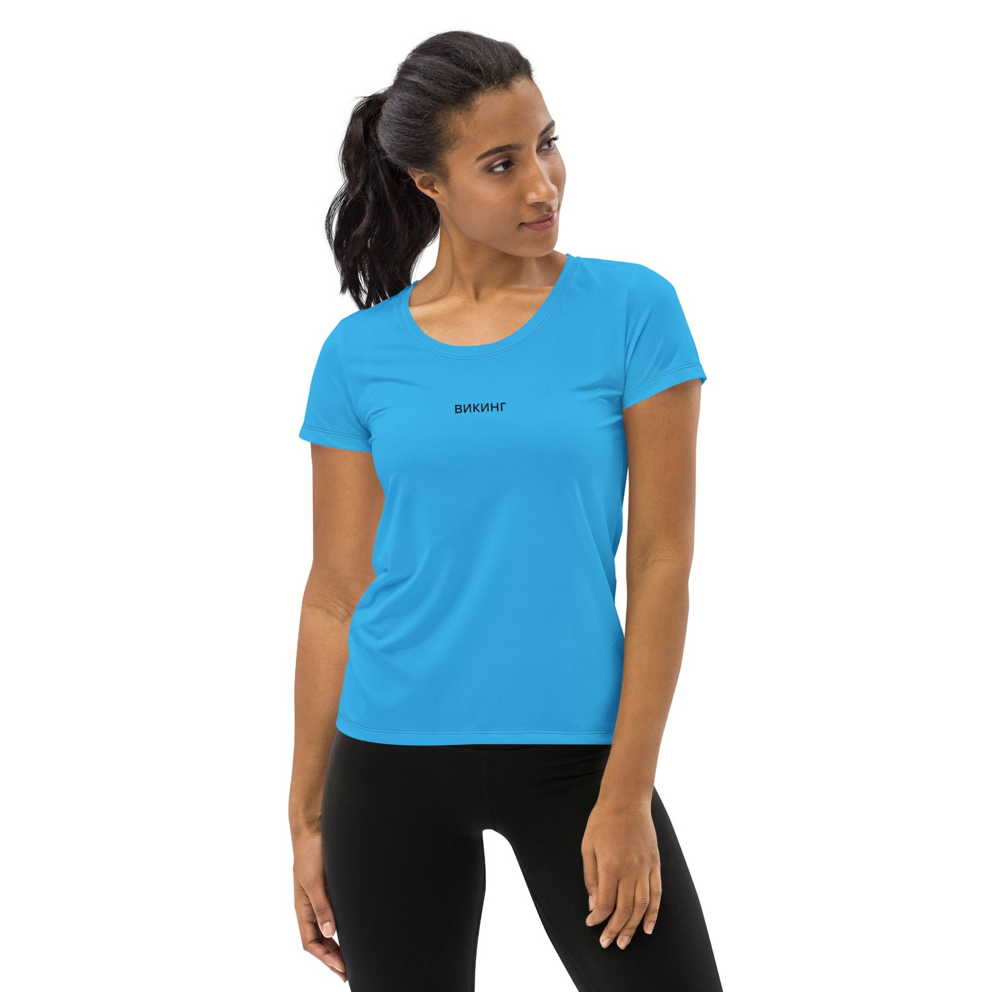 ВИКИНГ Original Olympic Blue Athletic T-Shirt Women’s