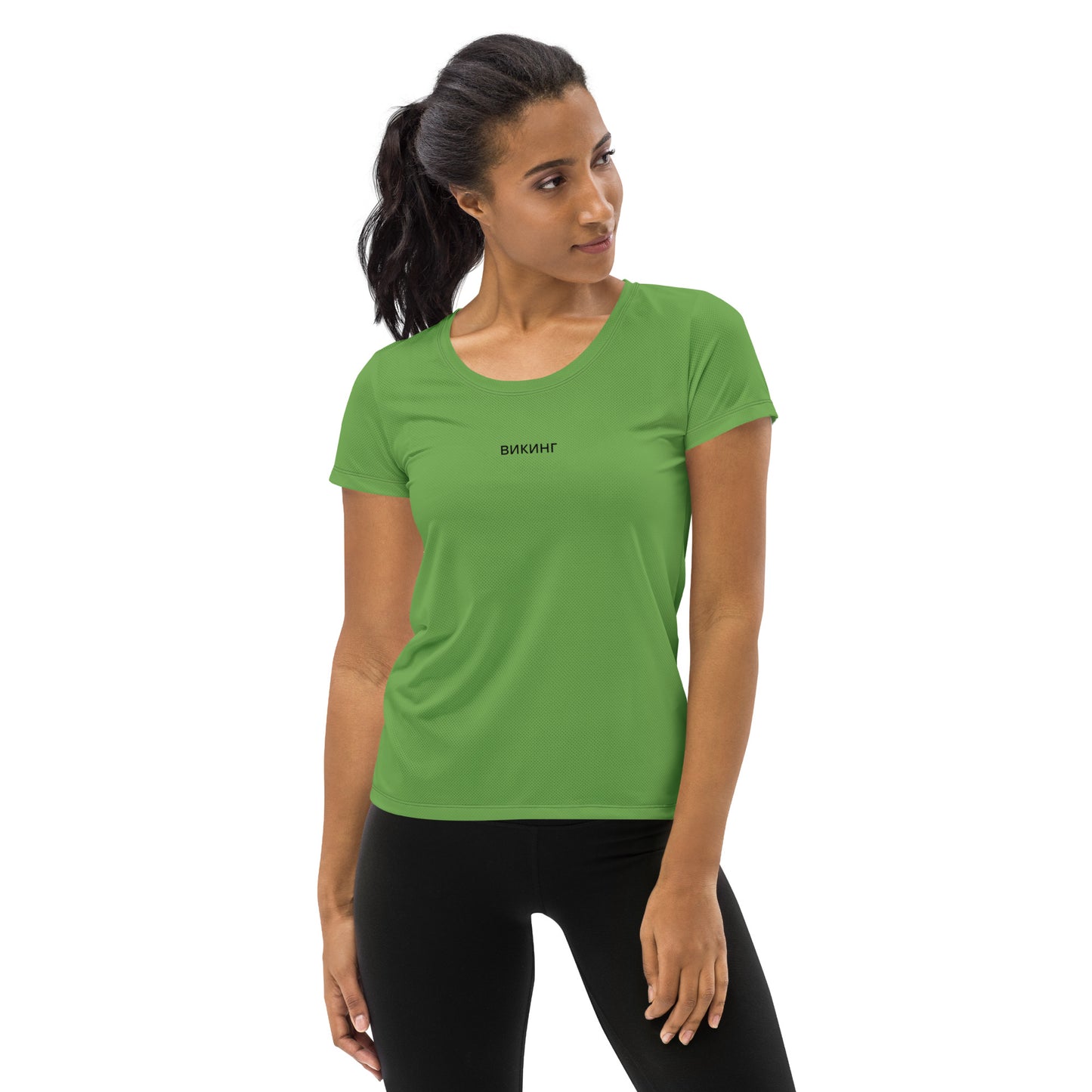 ВИКИНГ Original Shamrock Green Athletic T-Shirt Women’s