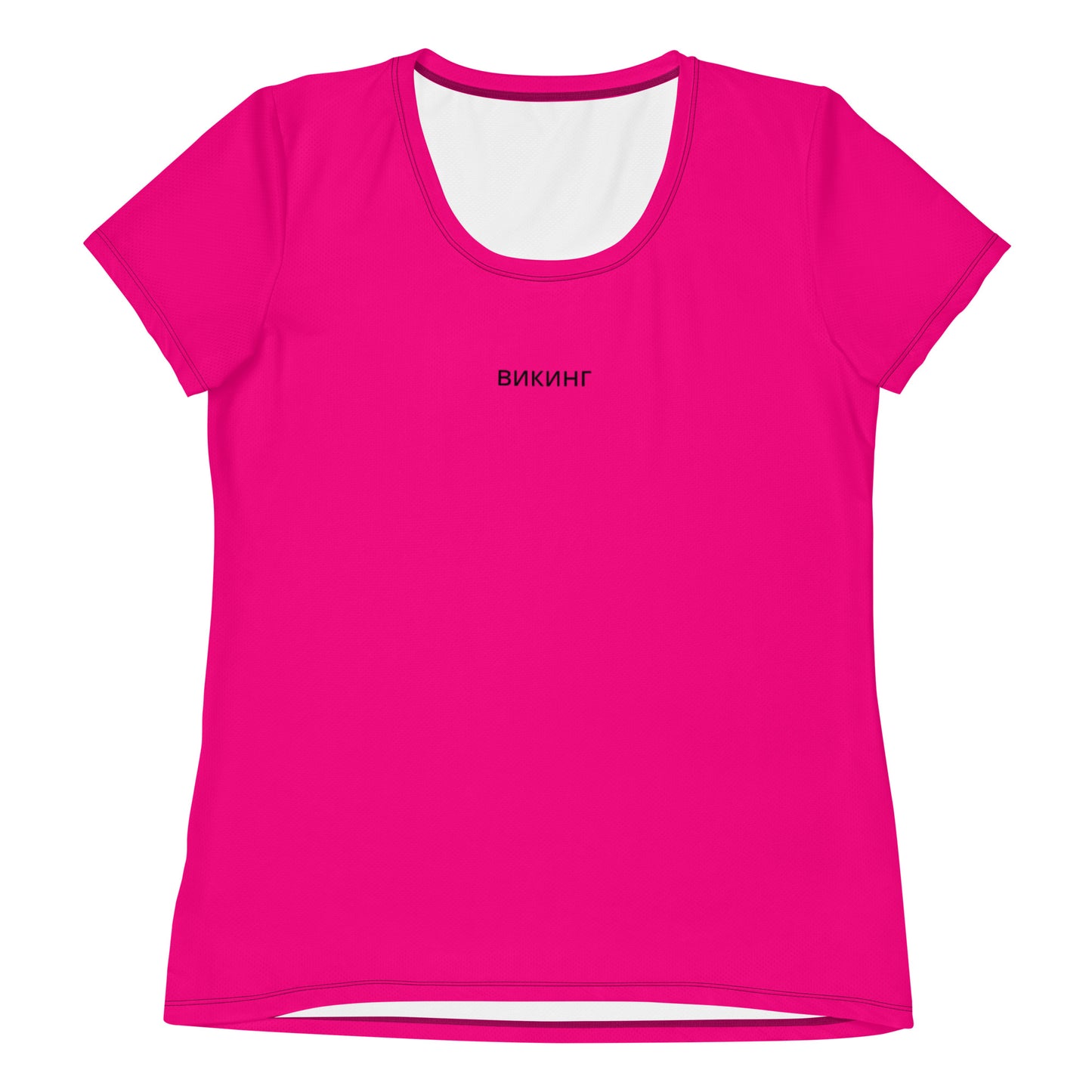 ВИКИНГ Original Bright Pink Athletic T-Shirt Women’s