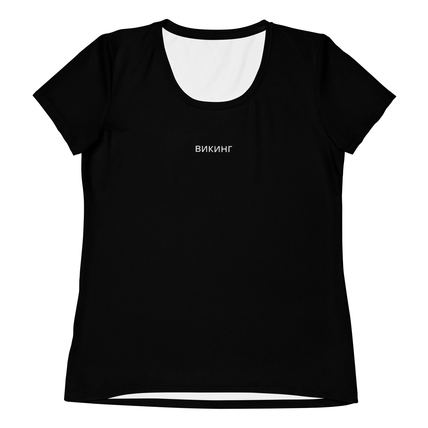 ВИКИНГ Original Midnight Black Athletic T-Shirt Women’s