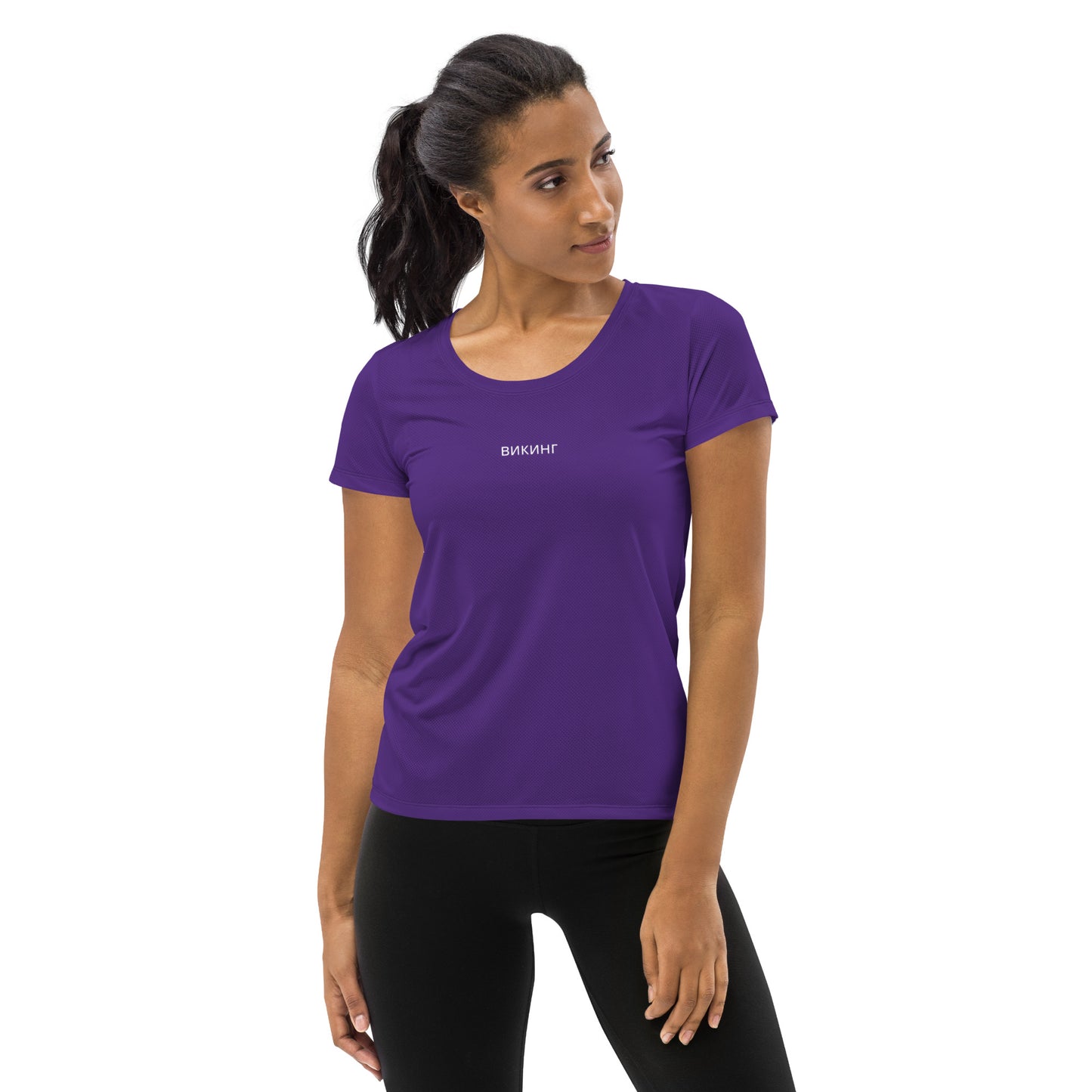 ВИКИНГ Original Plum Purple Athletic T-Shirt Women’s