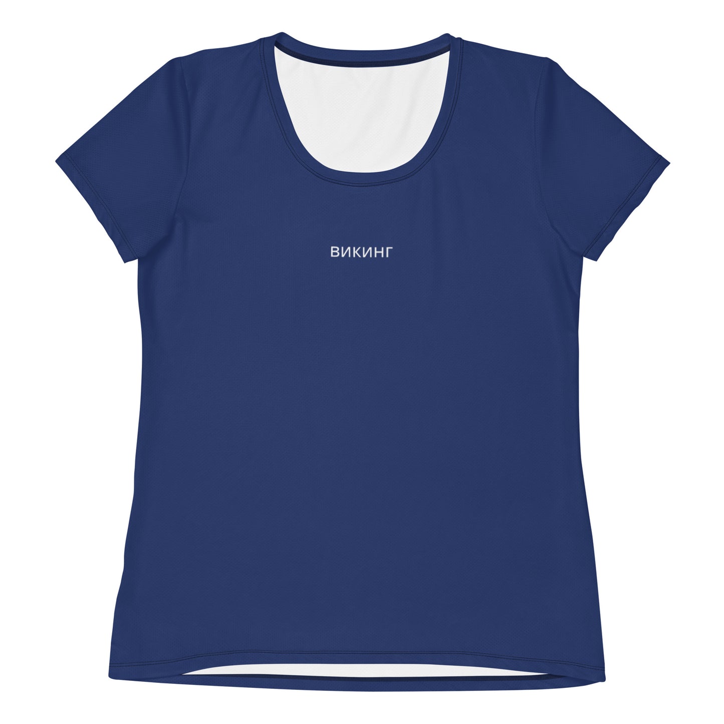 ВИКИНГ Original Navy Blue Athletic T-Shirt Women’s