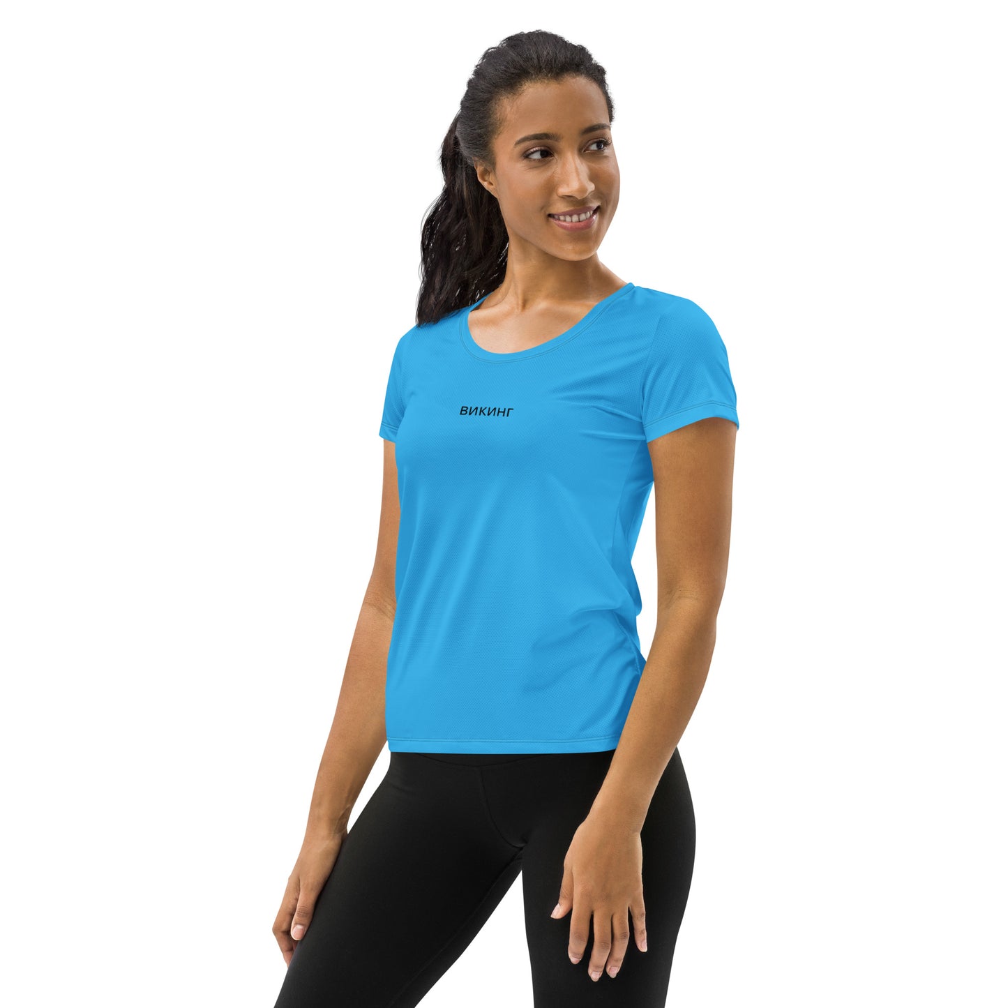 ВИКИНГ Original Olympic Blue Athletic T-Shirt Women’s