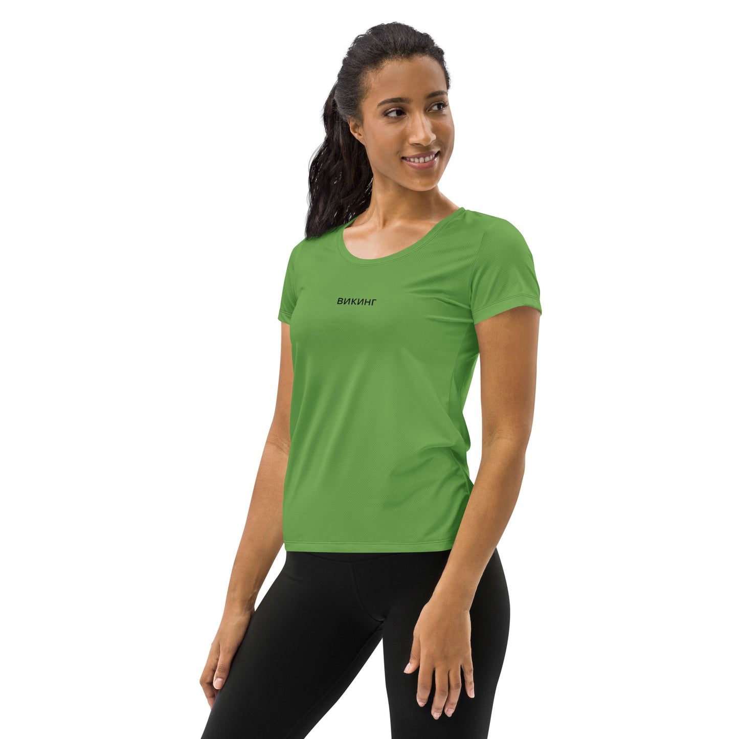 ВИКИНГ Original Shamrock Green Athletic T-Shirt Women’s