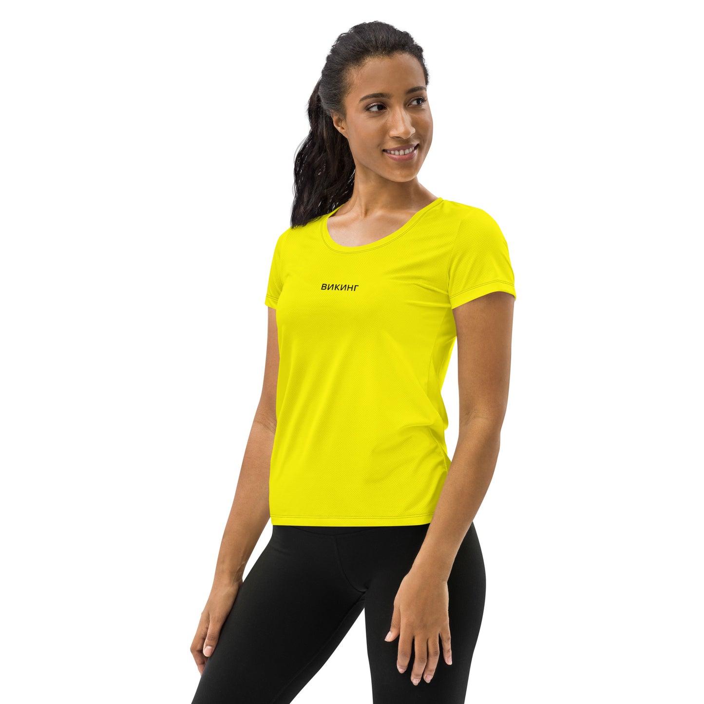 ВИКИНГ Original Bumble Bee Yellow Athletic T-Shirt Women’s