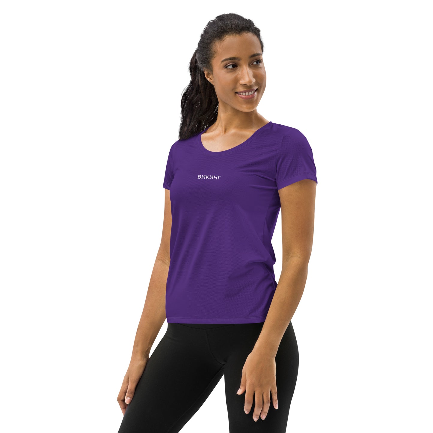 ВИКИНГ Original Plum Purple Athletic T-Shirt Women’s