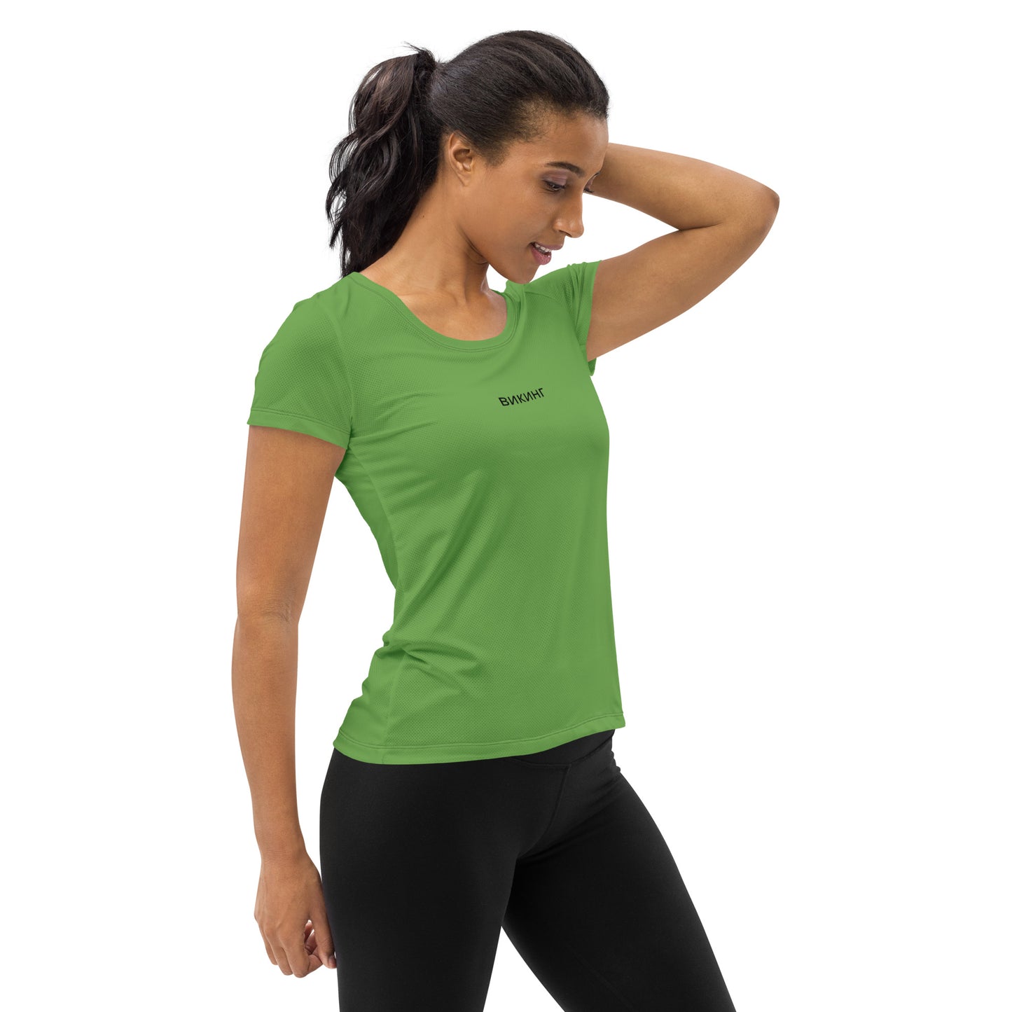 ВИКИНГ Original Shamrock Green Athletic T-Shirt Women’s