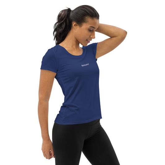 ВИКИНГ Original Navy Blue Athletic T-Shirt Women’s