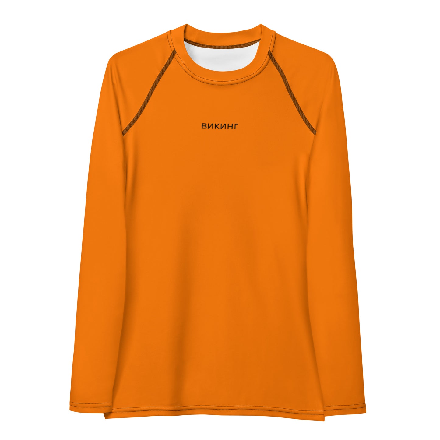 ВИКИНГ Original Tangerine Orange Long Sleeve Athletic Shirt Women’s