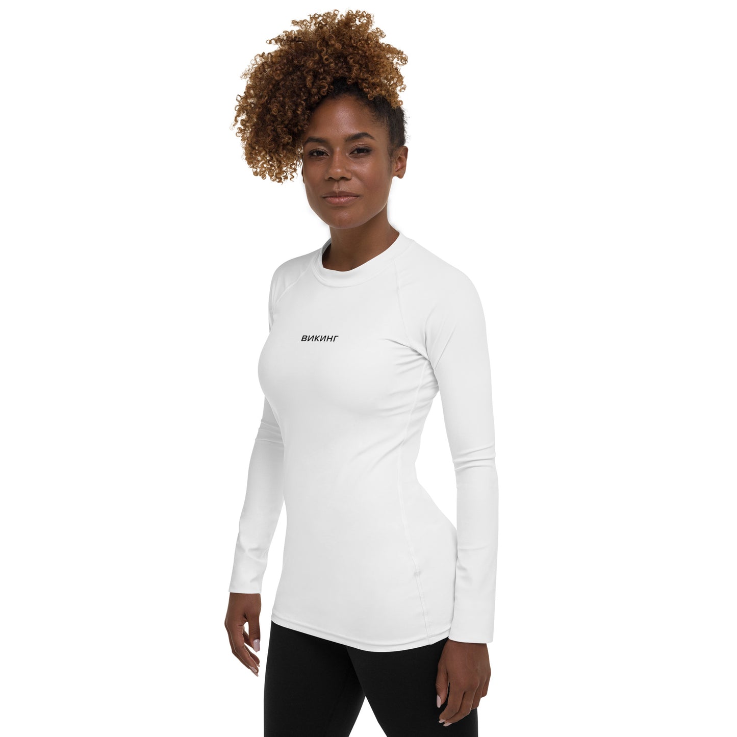 ВИКИНГ Original Snow White Long Sleeve Athletic Shirt Women’s