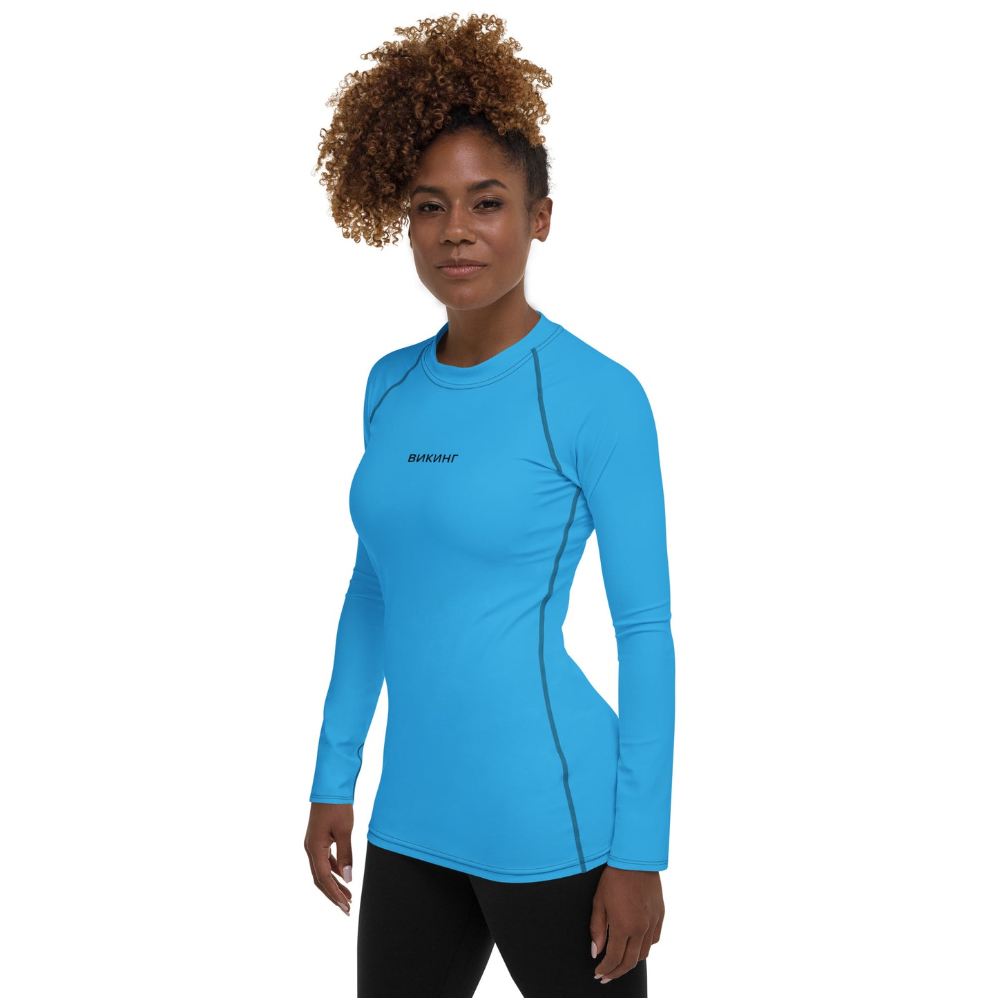 ВИКИНГ Original Olympic Blue Long Sleeve Athletic Shirt Women’s