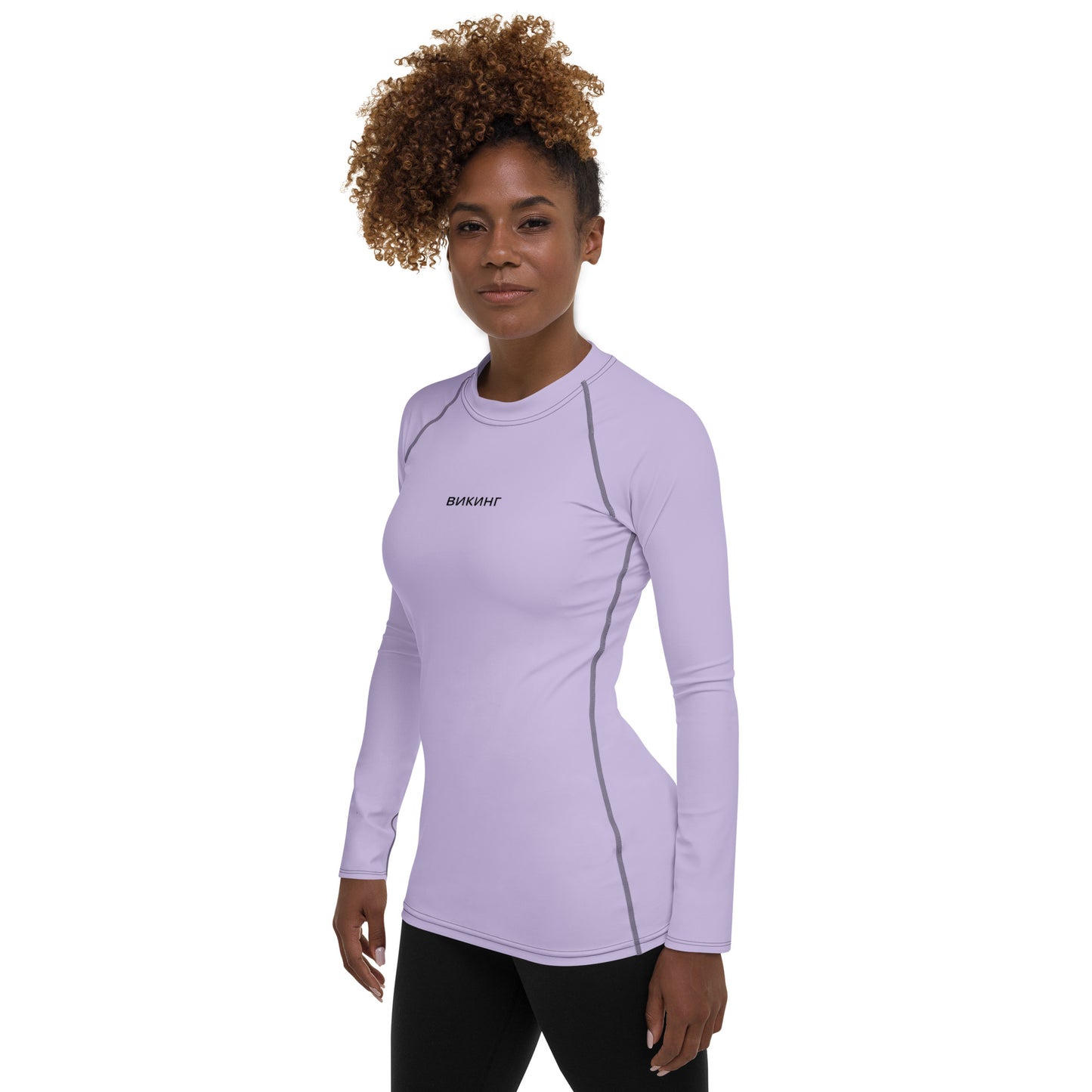 ВИКИНГ Original Lustful Purple Long Sleeve Athletic Shirt Women’s