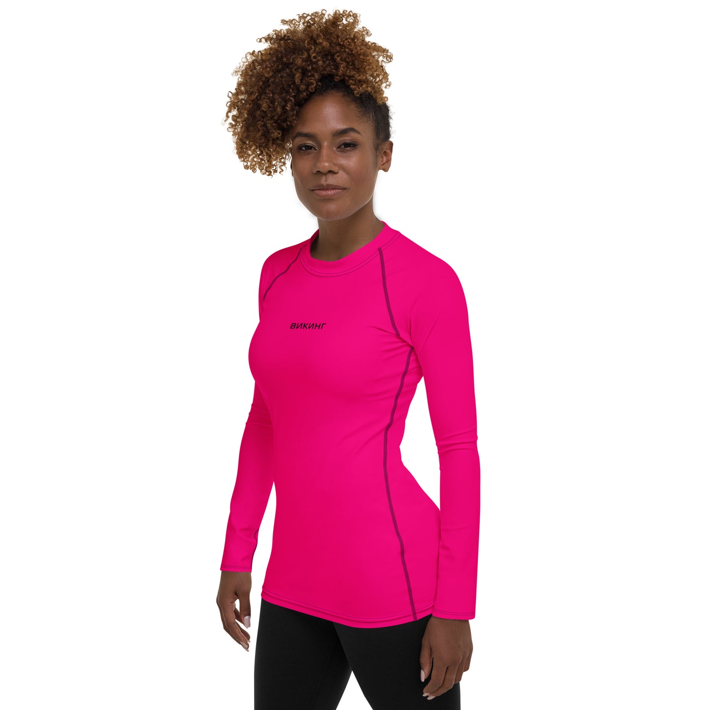 ВИКИНГ Original Bright Pink Long Sleeve Athletic Shirt Women’s