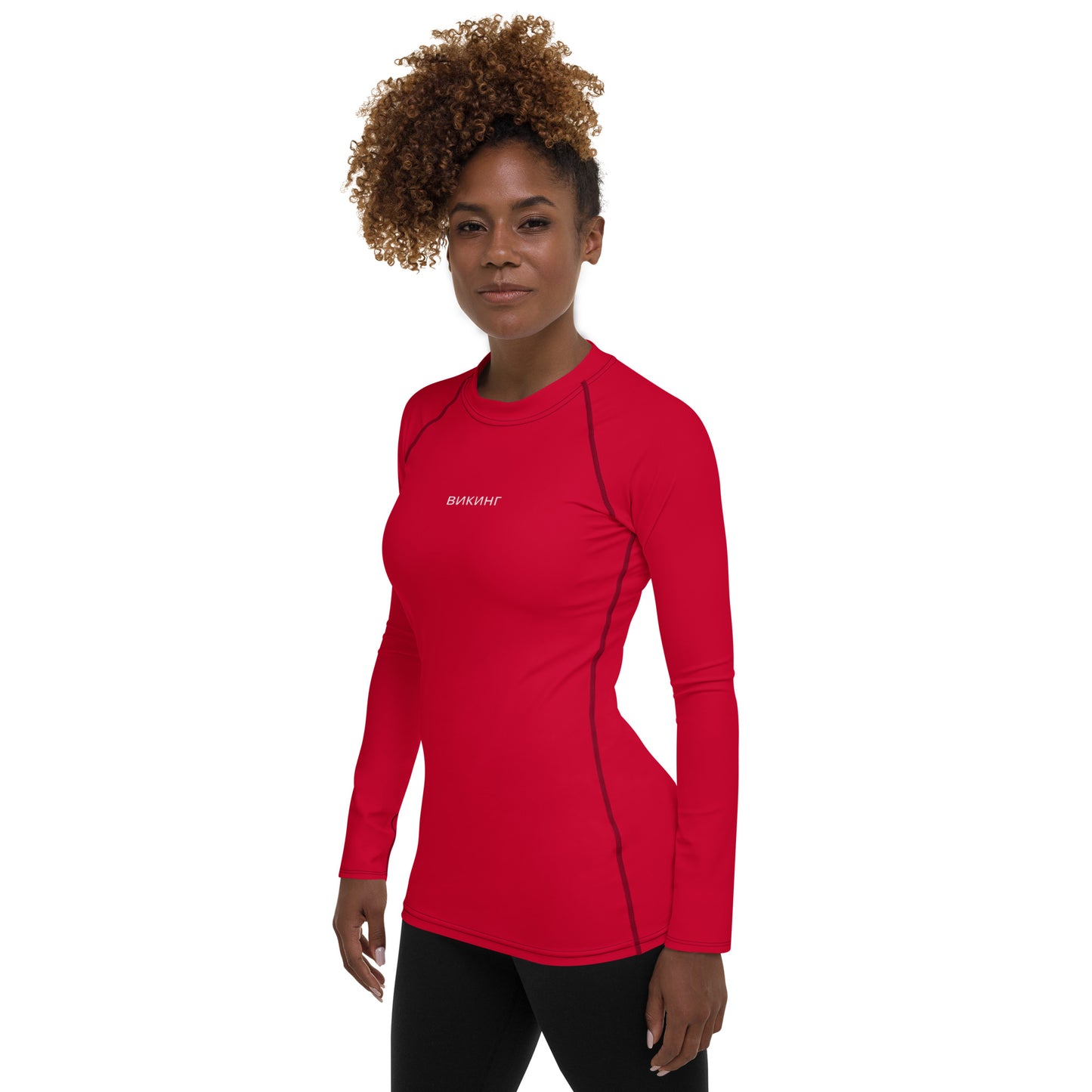 ВИКИНГ Original Lipstick Red Long Sleeve Athletic Shirt Women’s