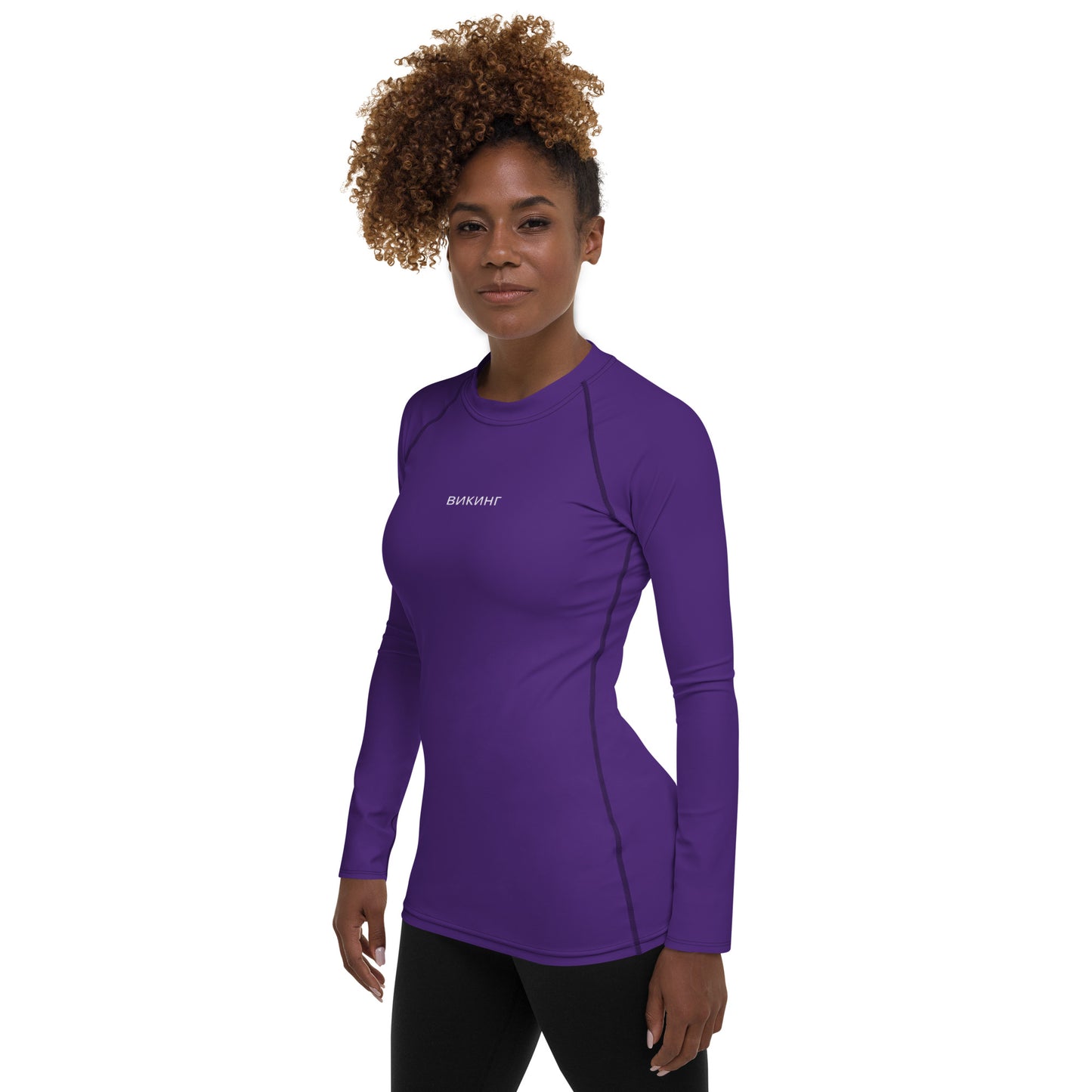 ВИКИНГ Original Plum Purple Long Sleeve Athletic Shirt Women’s