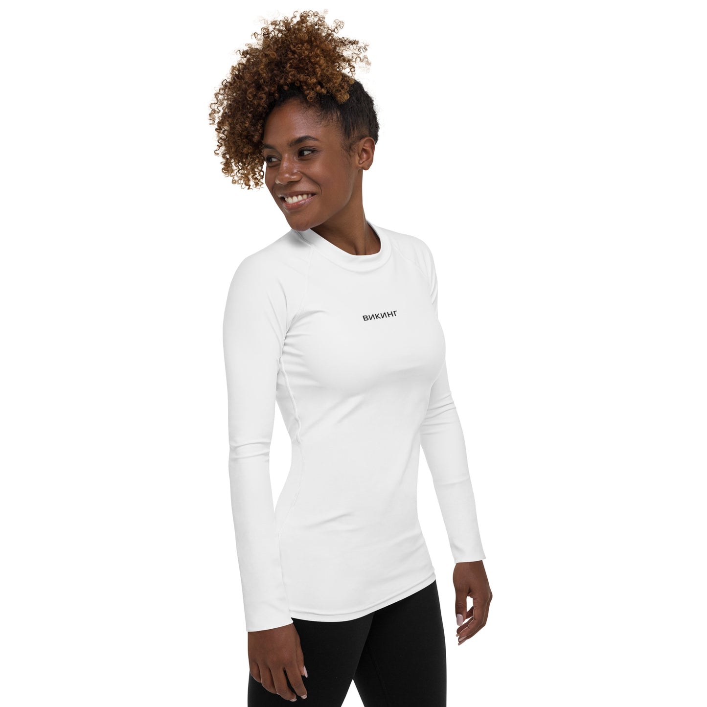 ВИКИНГ Original Snow White Long Sleeve Athletic Shirt Women’s