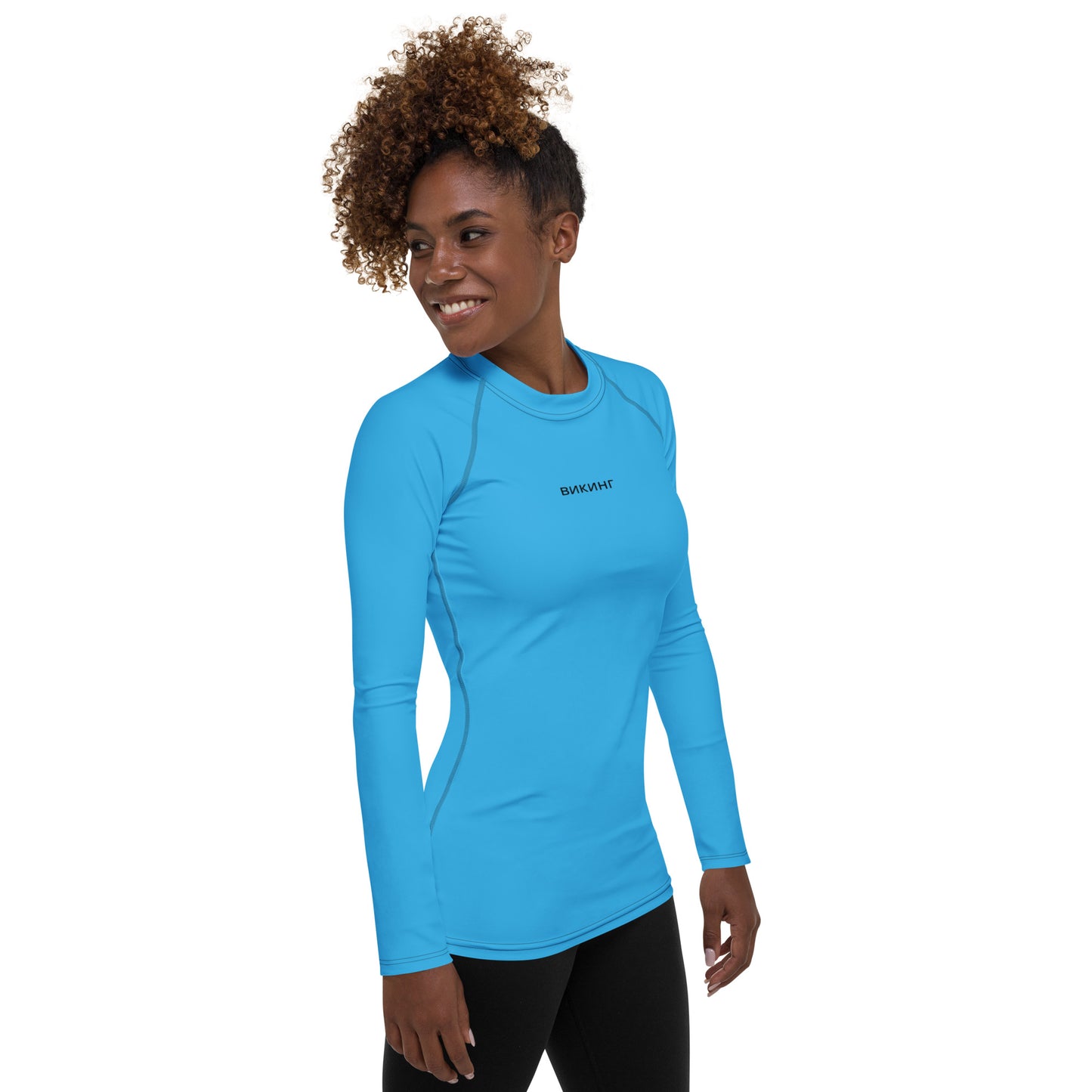 ВИКИНГ Original Olympic Blue Long Sleeve Athletic Shirt Women’s