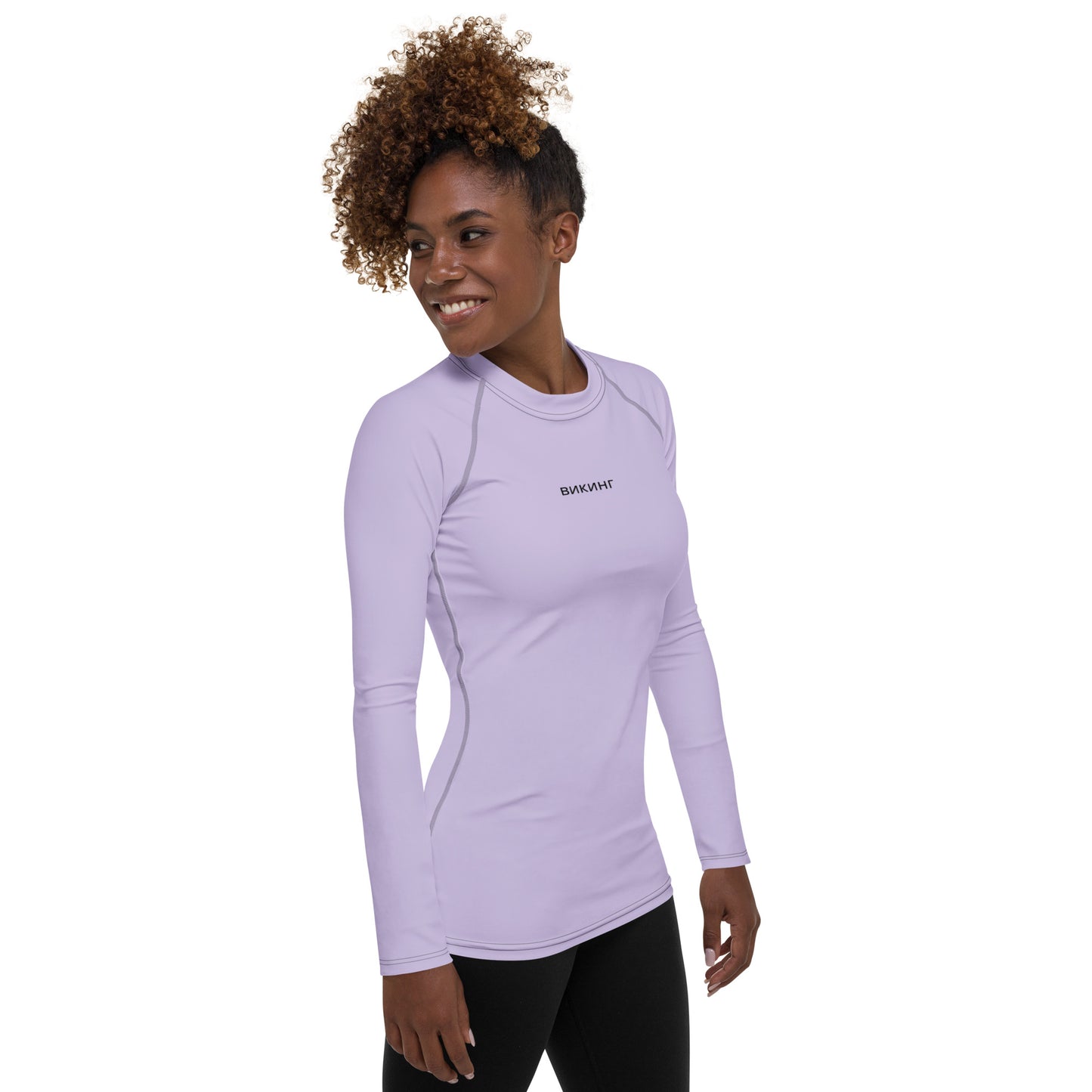 ВИКИНГ Original Lustful Purple Long Sleeve Athletic Shirt Women’s