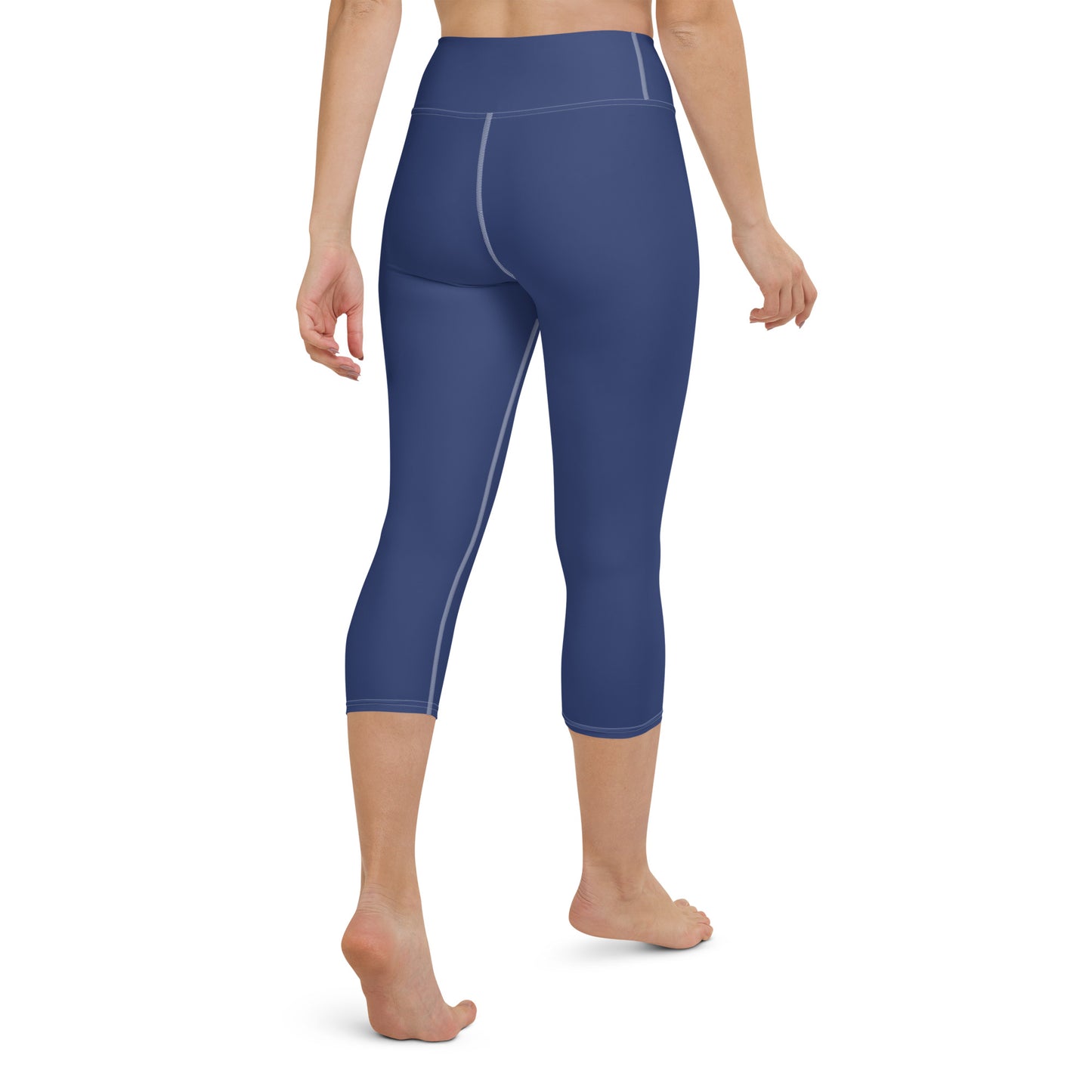 ВИКИНГ Original Navy Blue Yoga Capri Leggings