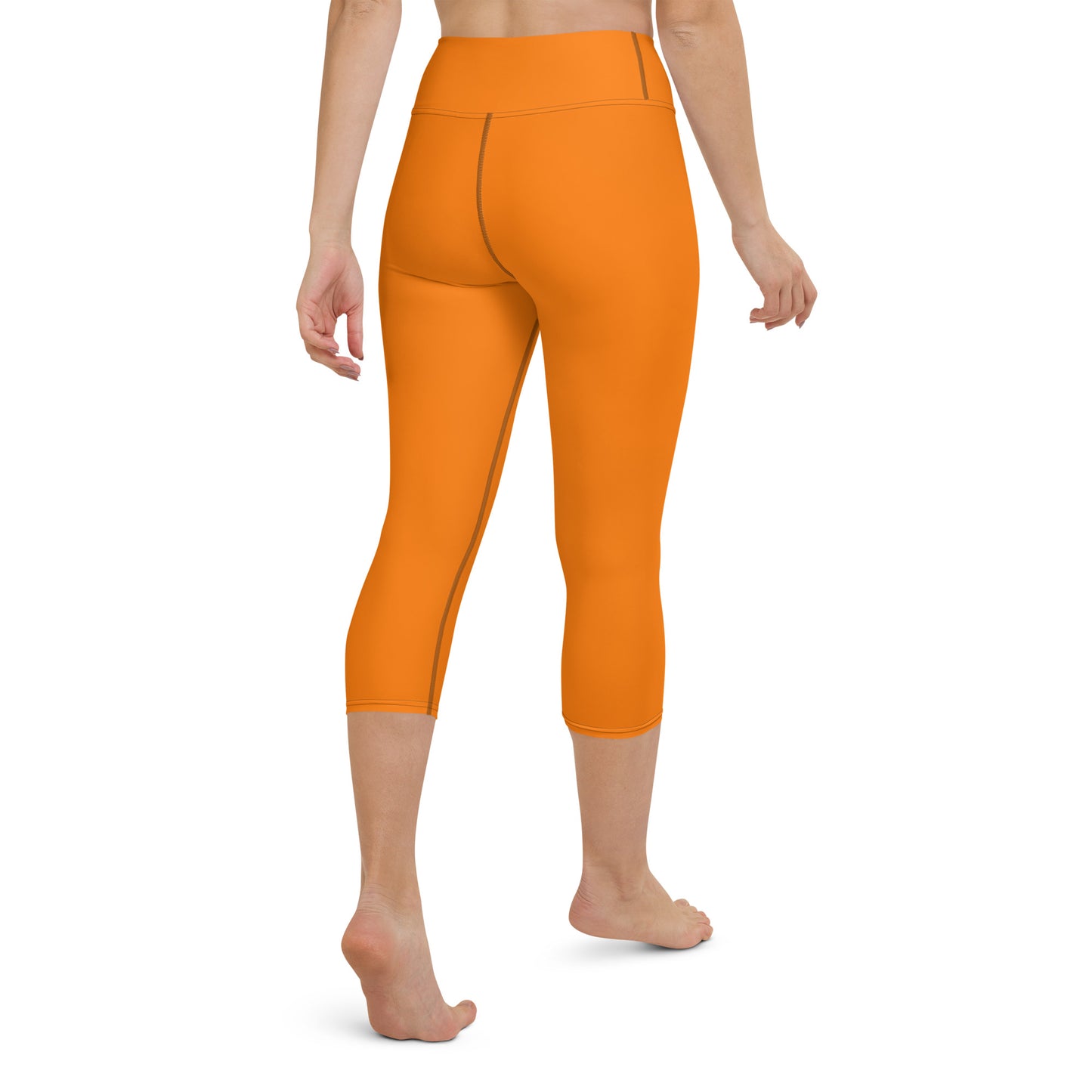 ВИКИНГ Original Tangerine Orange Yoga Capri Leggings