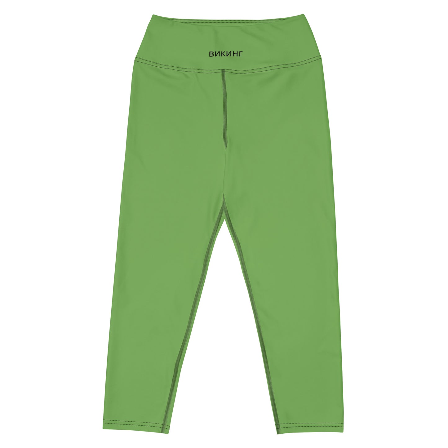 ВИКИНГ Original Shamrock Green Yoga Capri Leggings