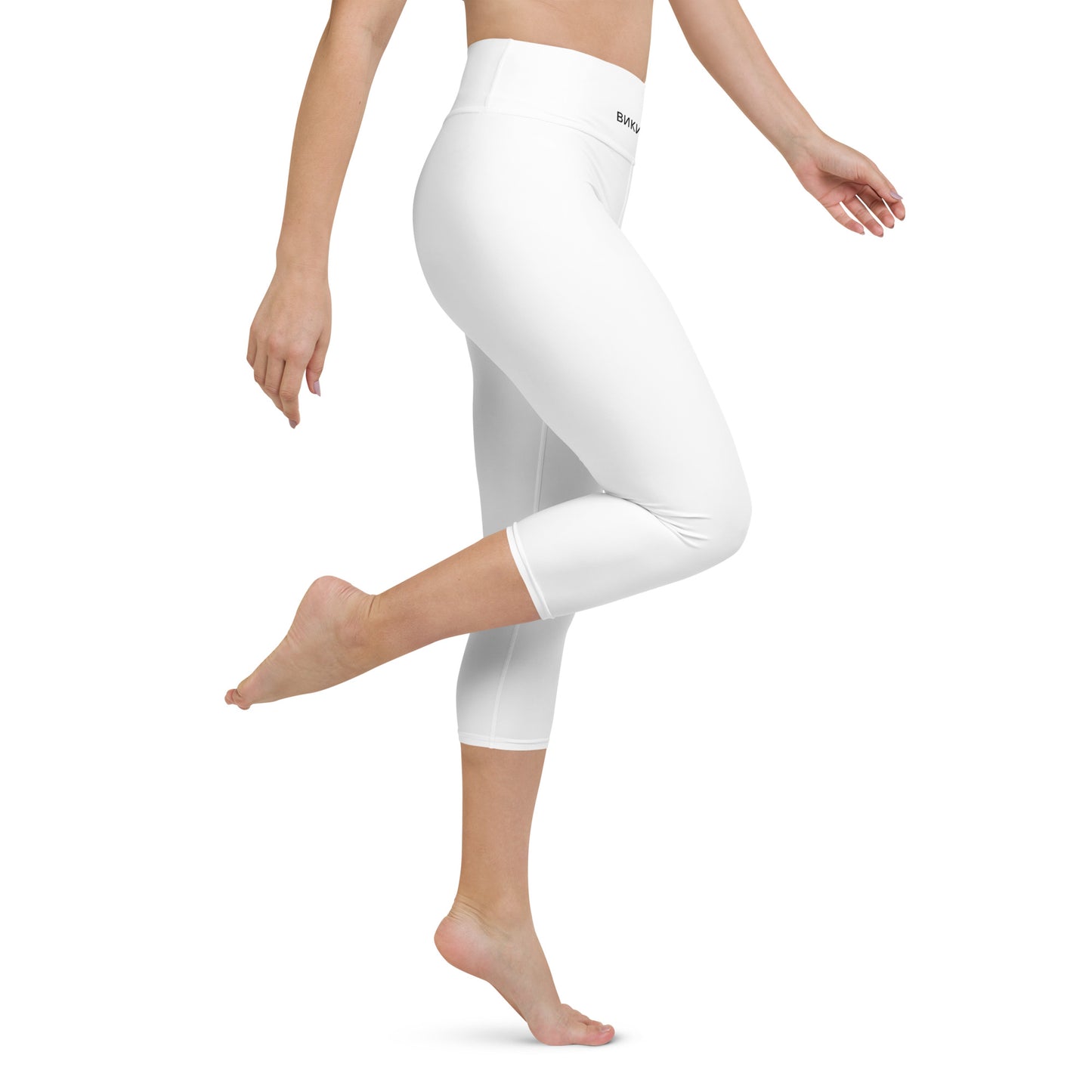 ВИКИНГ Original Snow White Yoga Capri Leggings