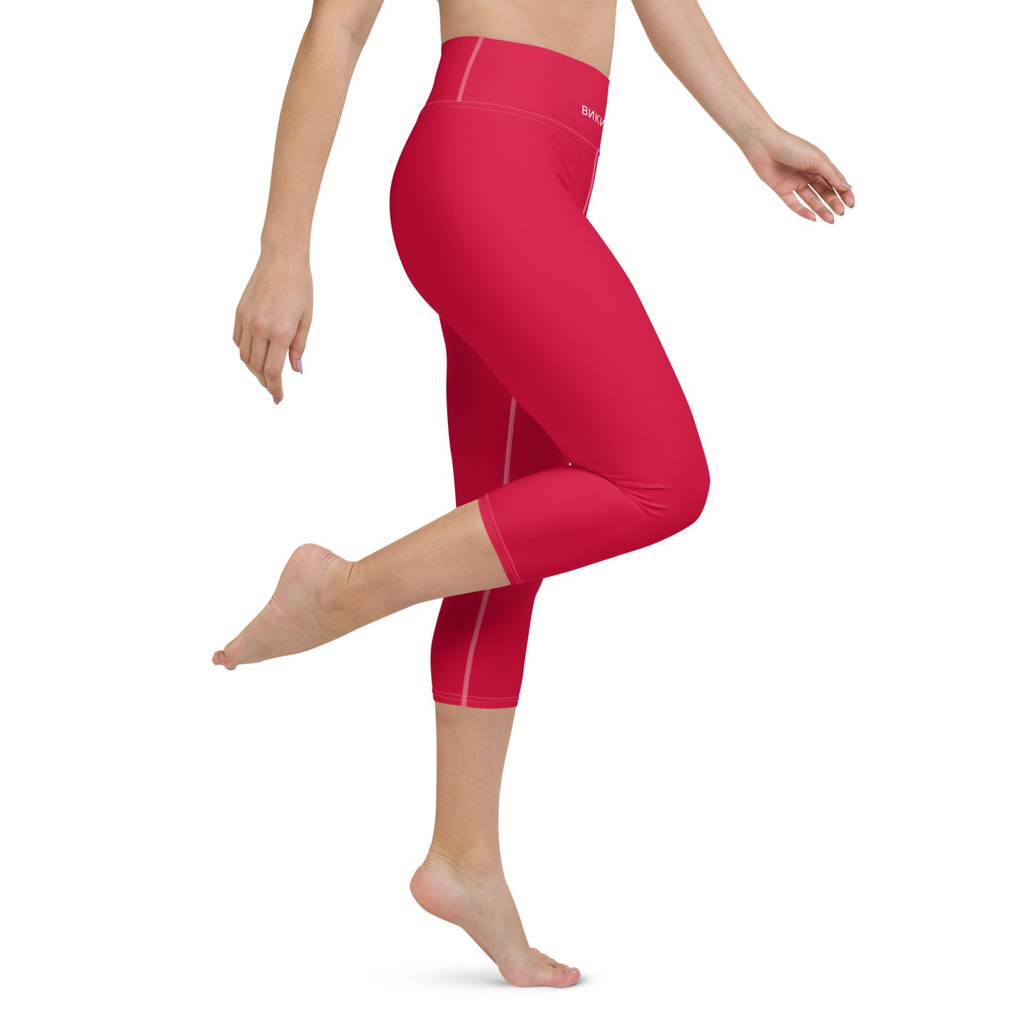 ВИКИНГ Original Lipstick Red Yoga Capri Leggings