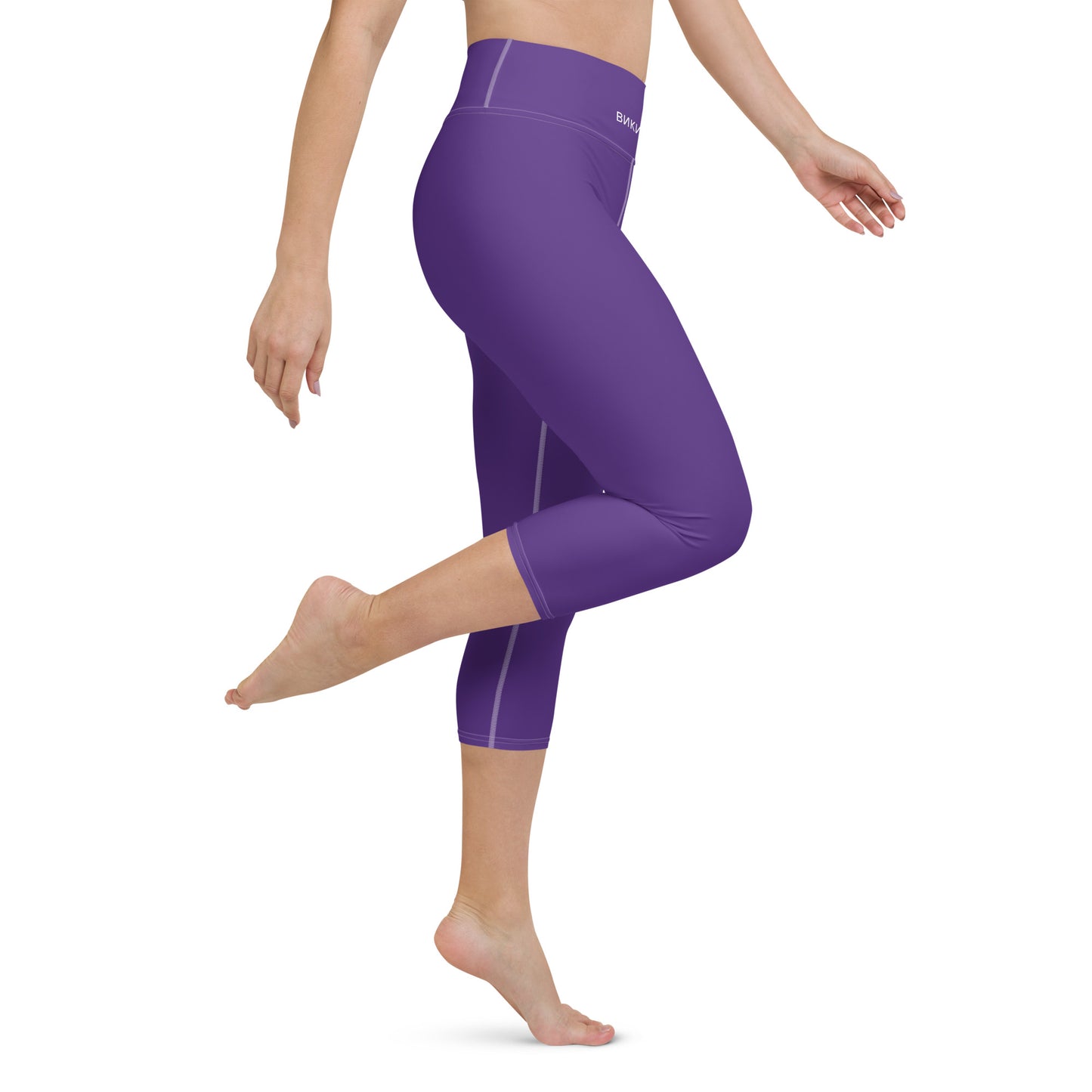 ВИКИНГ Original Plum Purple Yoga Capri Leggings