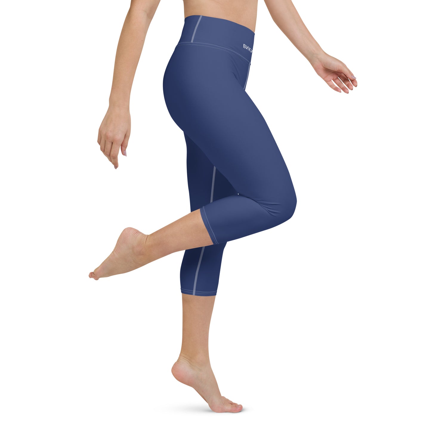 ВИКИНГ Original Navy Blue Yoga Capri Leggings