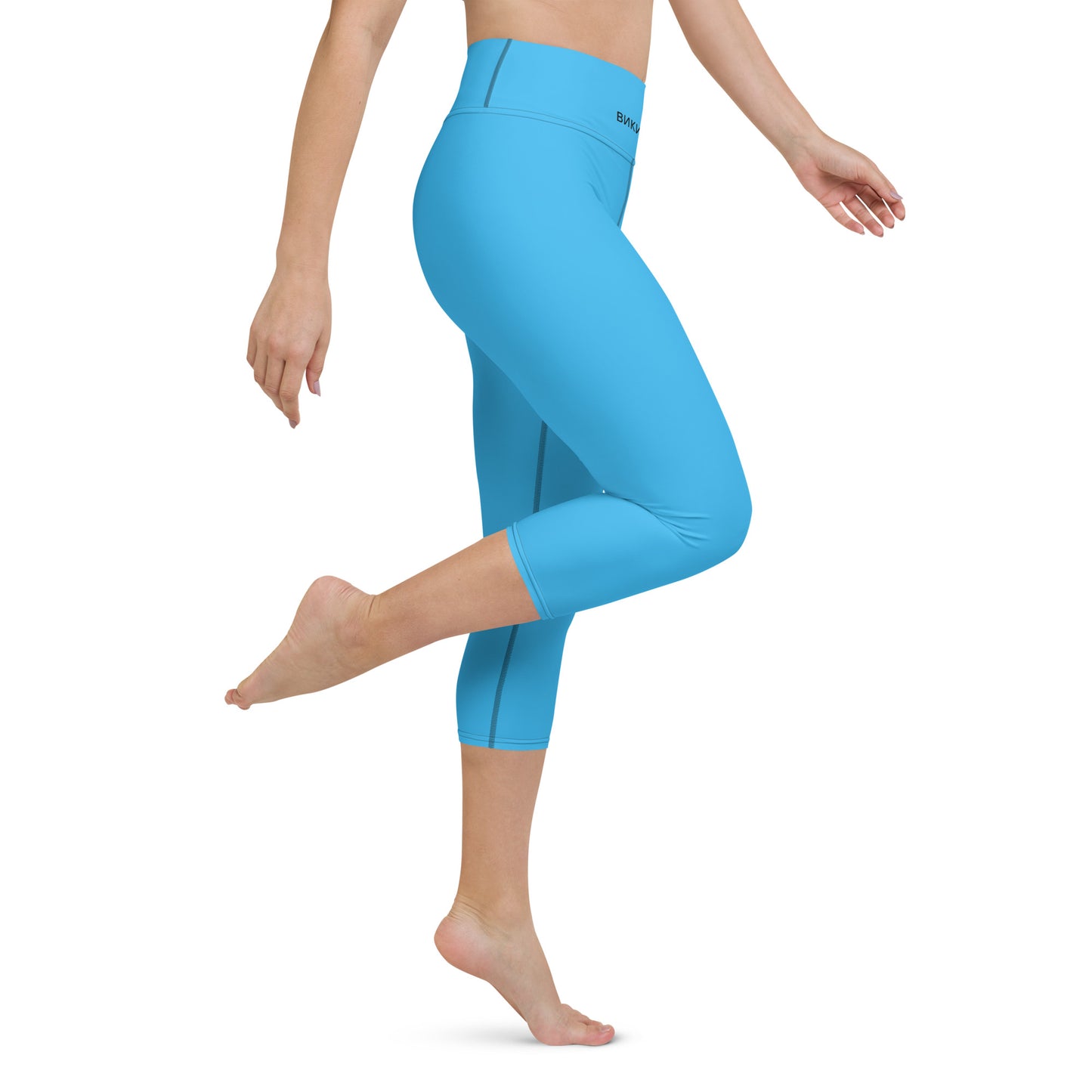 ВИКИНГ Original Olympic Blue Yoga Capri Leggings