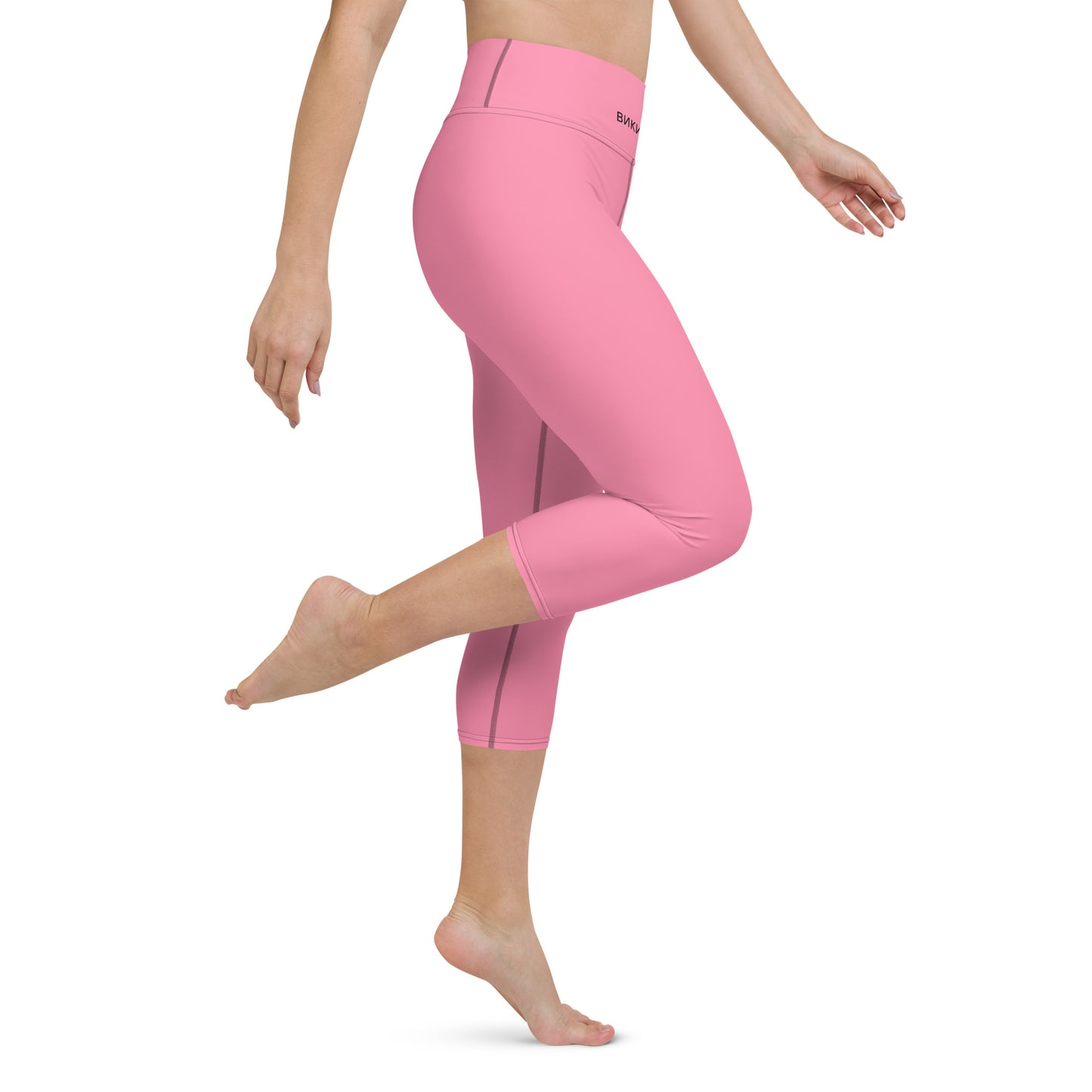 ВИКИНГ Original Bubble Gum Pink Yoga Capri Leggings