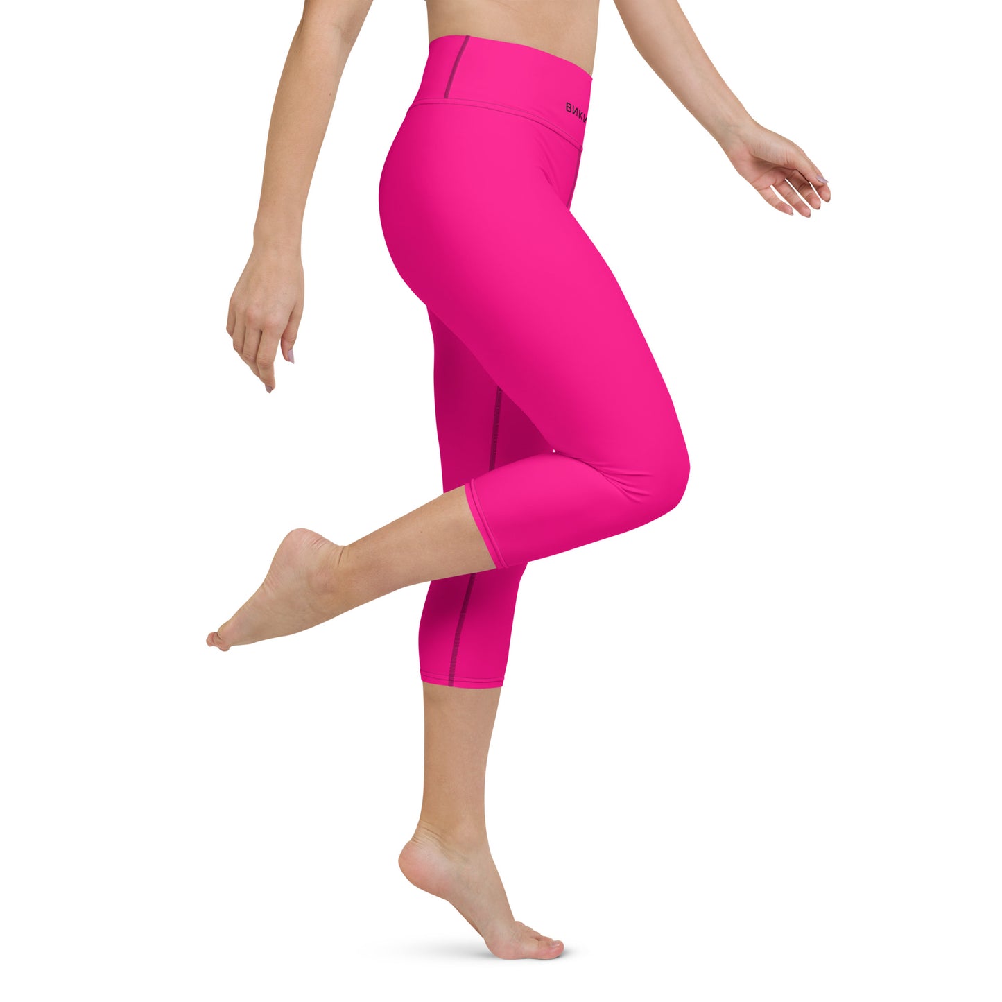 ВИКИНГ Original Bright Pink Yoga Capri Leggings