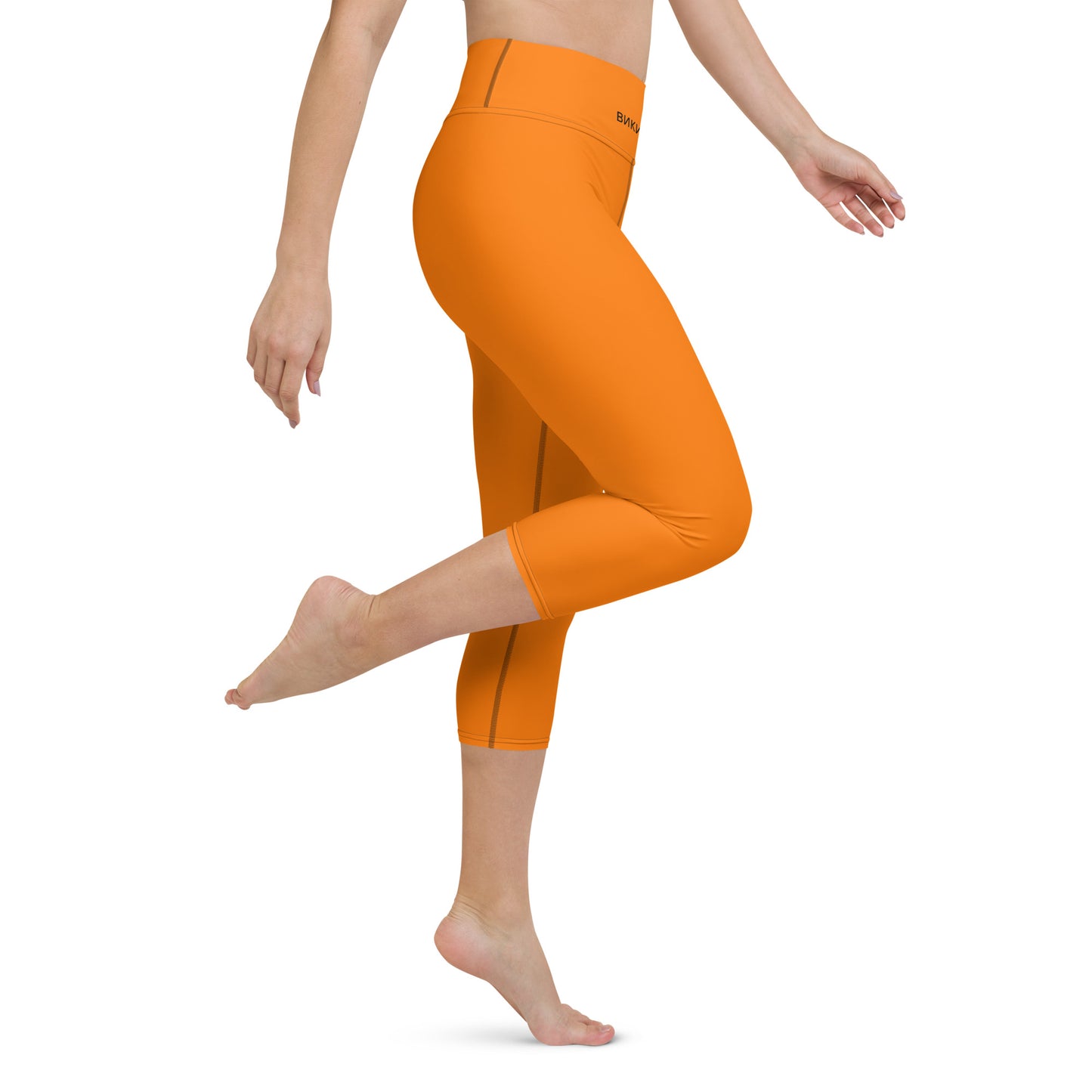 ВИКИНГ Original Tangerine Orange Yoga Capri Leggings