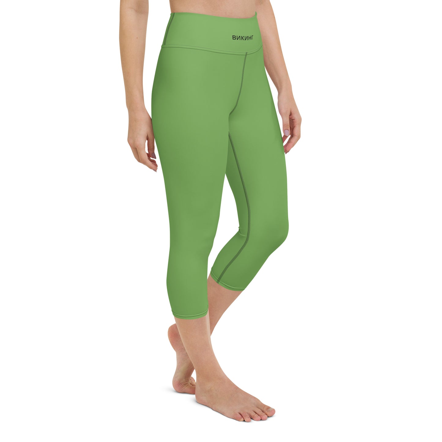 ВИКИНГ Original Shamrock Green Yoga Capri Leggings