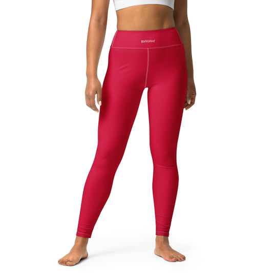 ВИКИНГ Original Lipstick Red Yoga Leggings