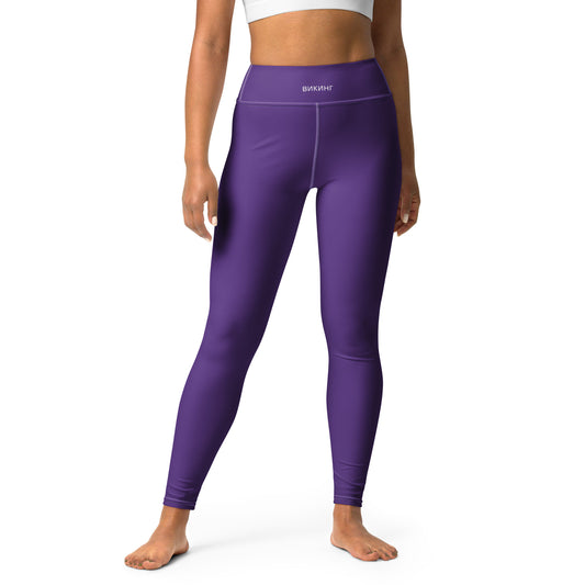 ВИКИНГ Original Plum Purple Yoga Leggings