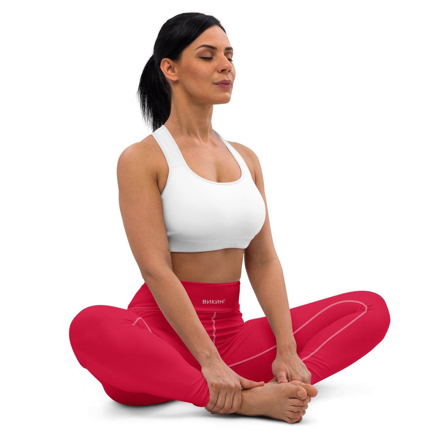 ВИКИНГ Original Lipstick Red Yoga Leggings