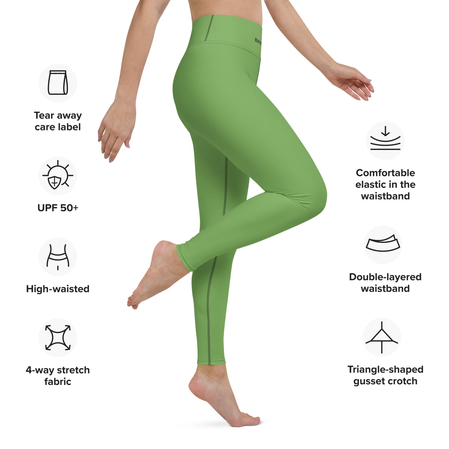 ВИКИНГ Original Shamrock Green Yoga Leggings