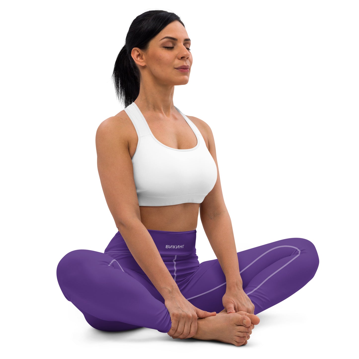 ВИКИНГ Original Plum Purple Yoga Leggings