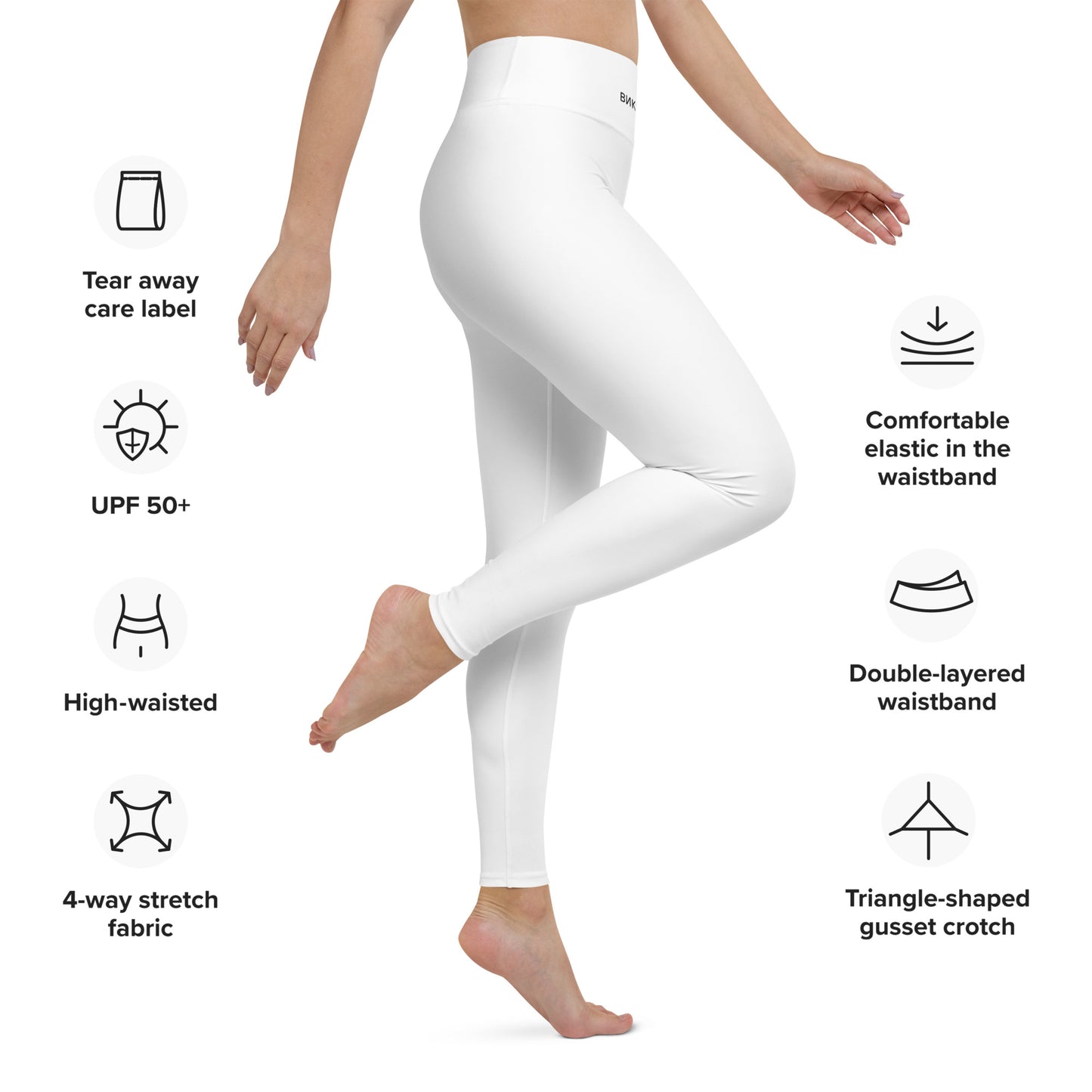 ВИКИНГ Original Snow White Yoga Leggings