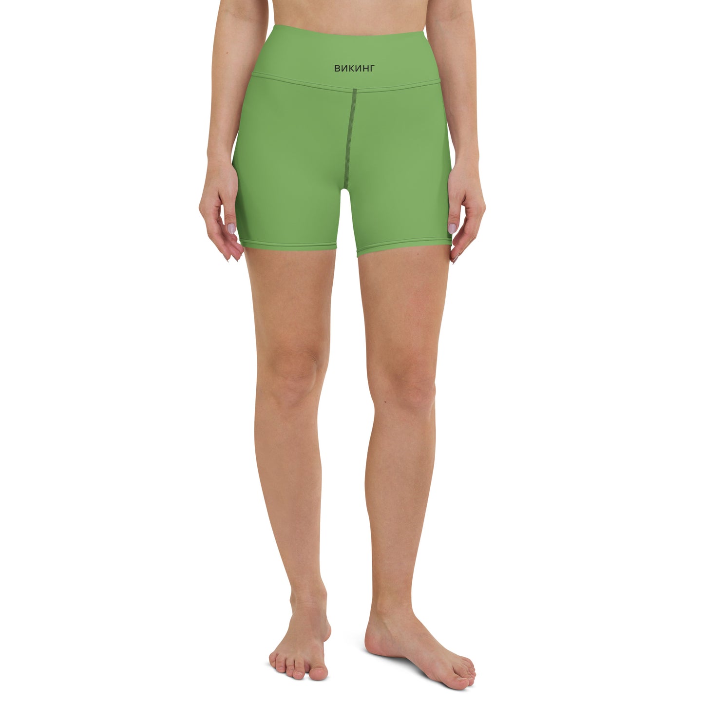 ВИКИНГ Original Shamrock Green Yoga Shorts